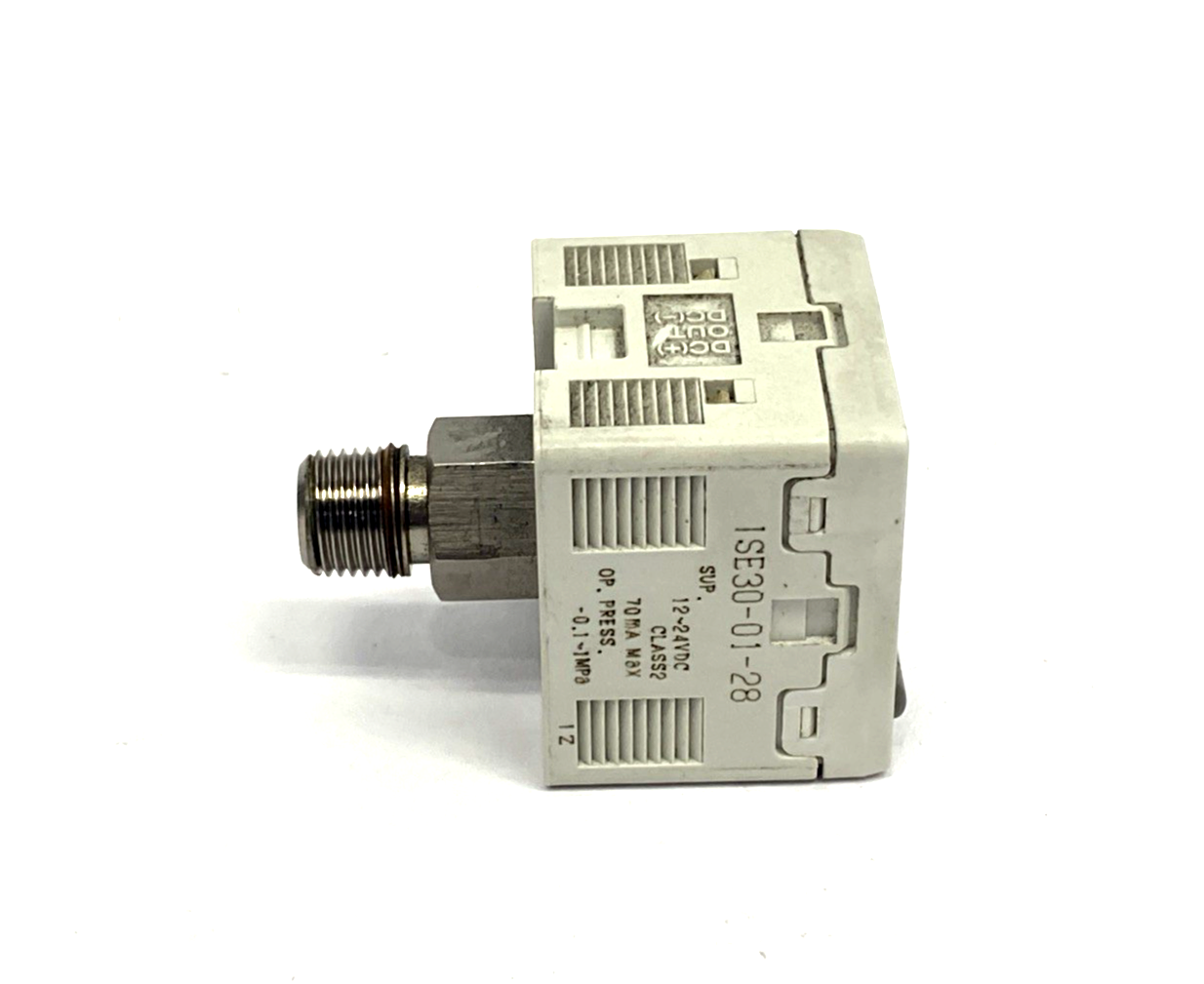 ISE30-01-28 | SMC Digital Pneumatic Pressure Switch 1/8" NPT, 12-24VDC - Used - Maverick Industrial Sales