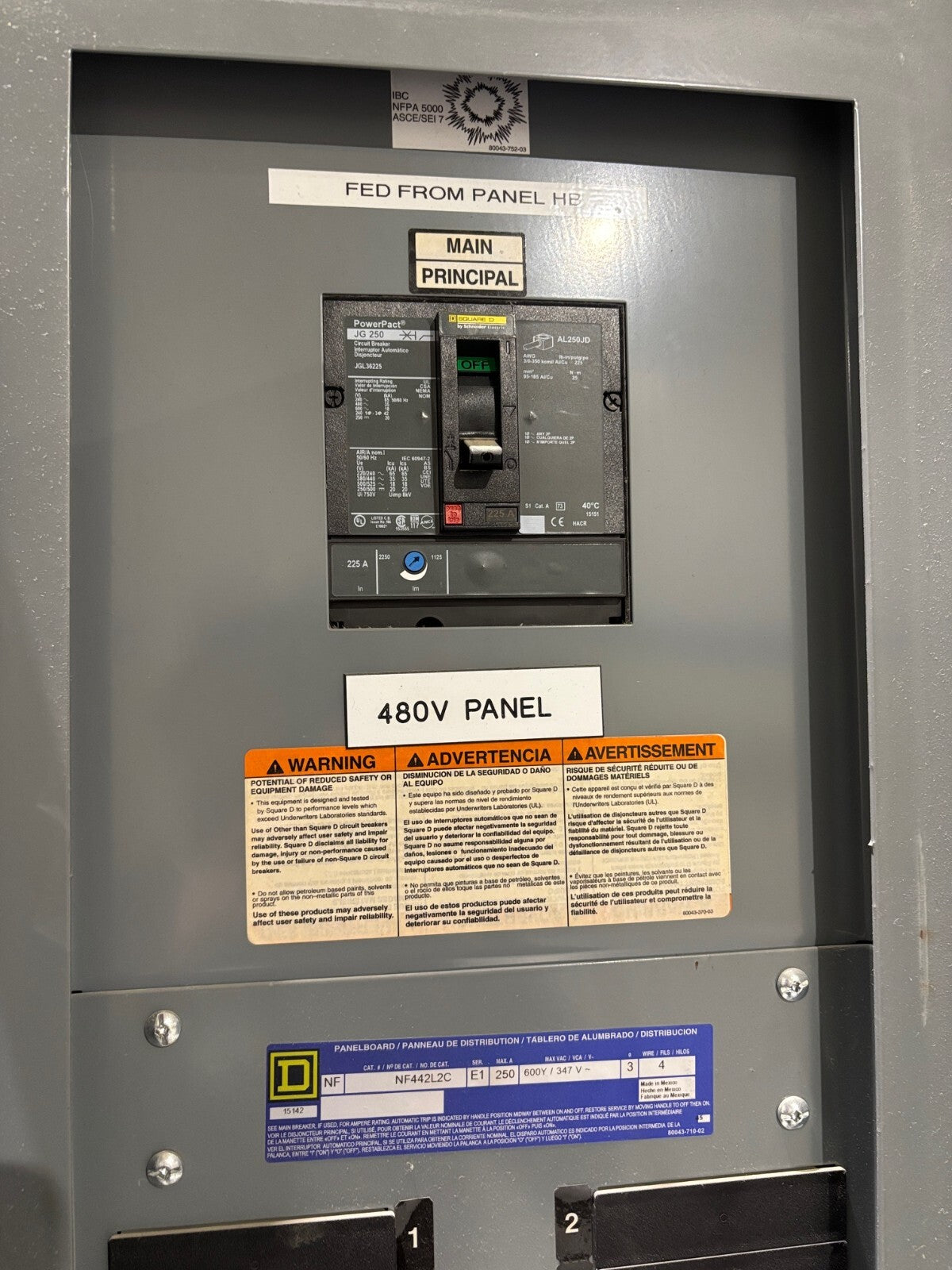 IPC2TC1EE | Square D 225A Integrated Power Center 2 (IPC2) Transformer