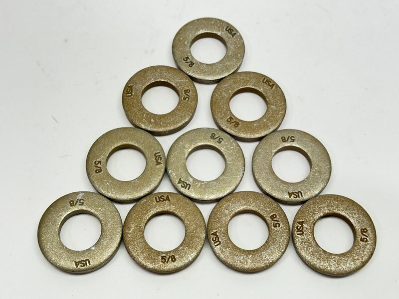 Z9276 High Strength Alloy Steel Flat Washer Zinc 0.656" Dia 5/8" Screw PKG OF 10 - Maverick Industrial Sales