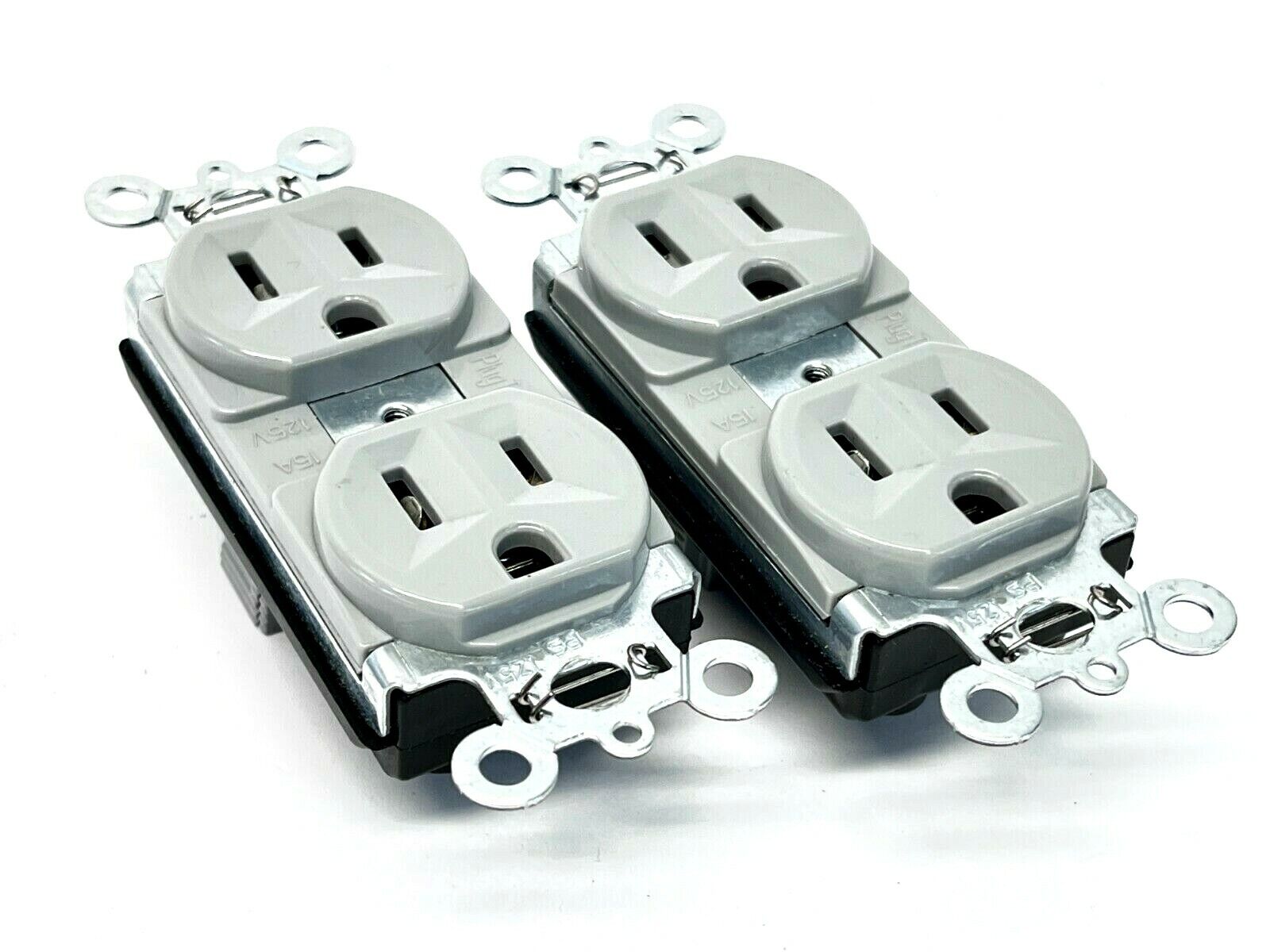 Pass & Seymour PT5262GRY PlugTail Receptacles LOT OF 2 - Maverick Industrial Sales