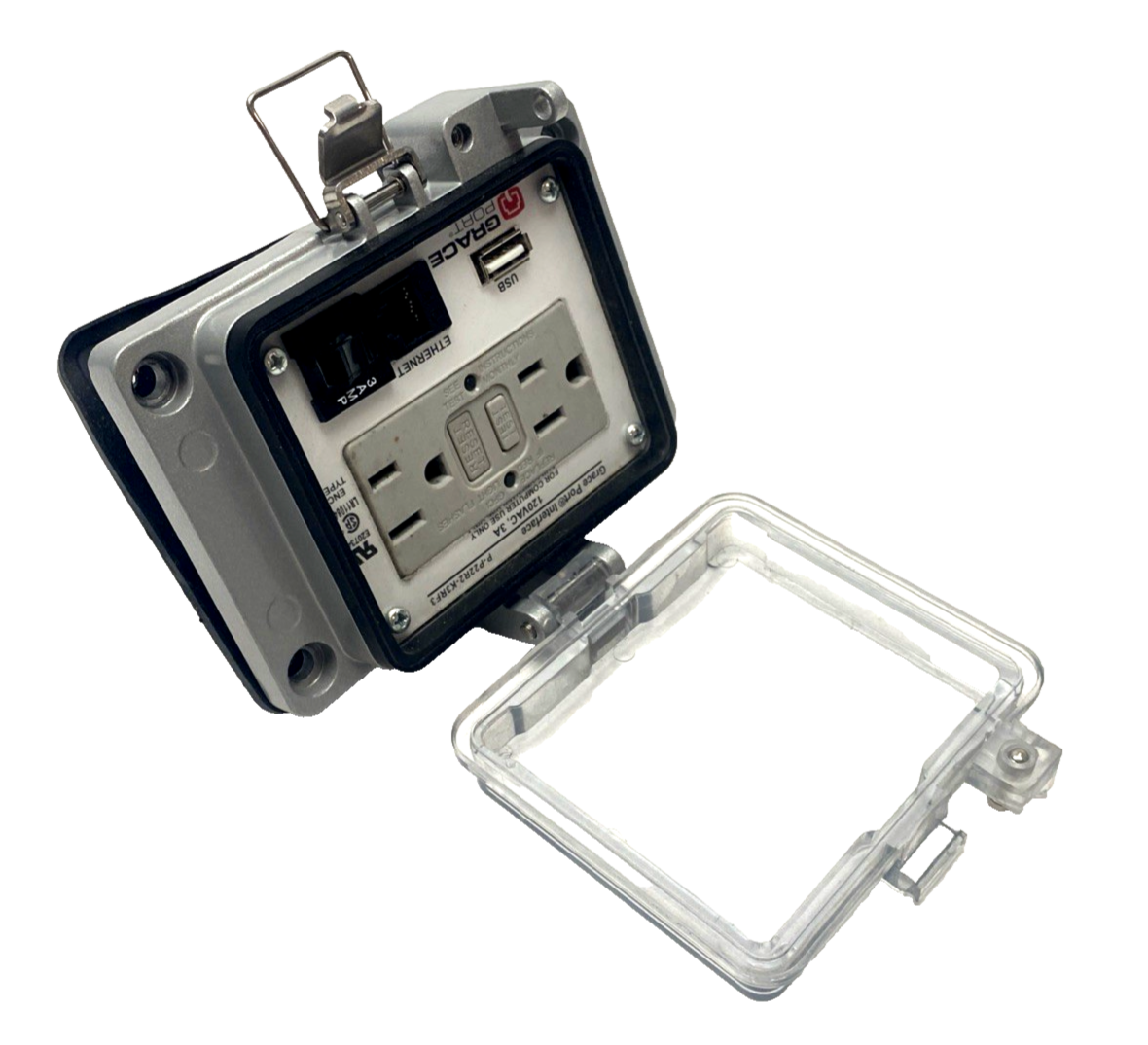 P-P22R2-K3RF3 | Grace Technologies GracePort Panel Interface Connector w/ USB - Used - Maverick Industrial Sales