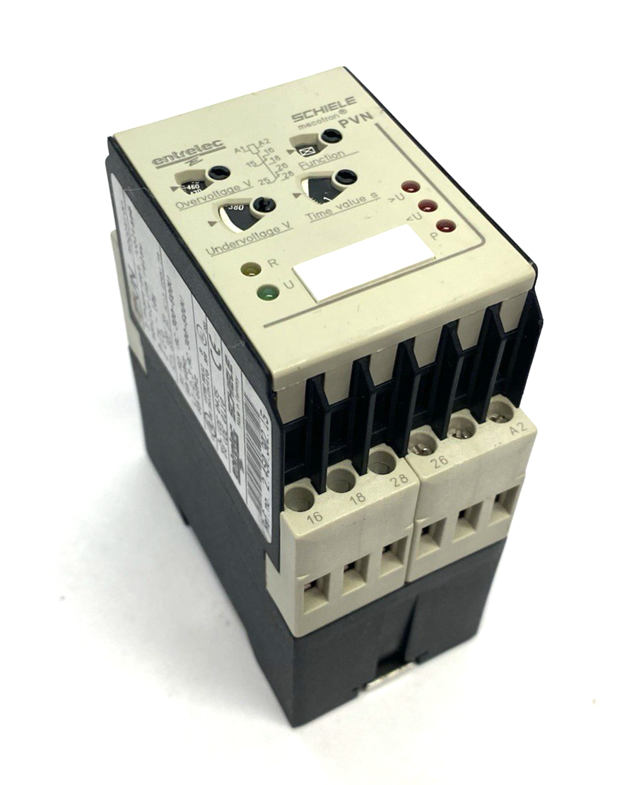 2.450.302.15 | Entrelec Schiele PVN mecotron® Phase Monitoring Relay 3-Phase seq. - Used - Maverick Industrial Sales