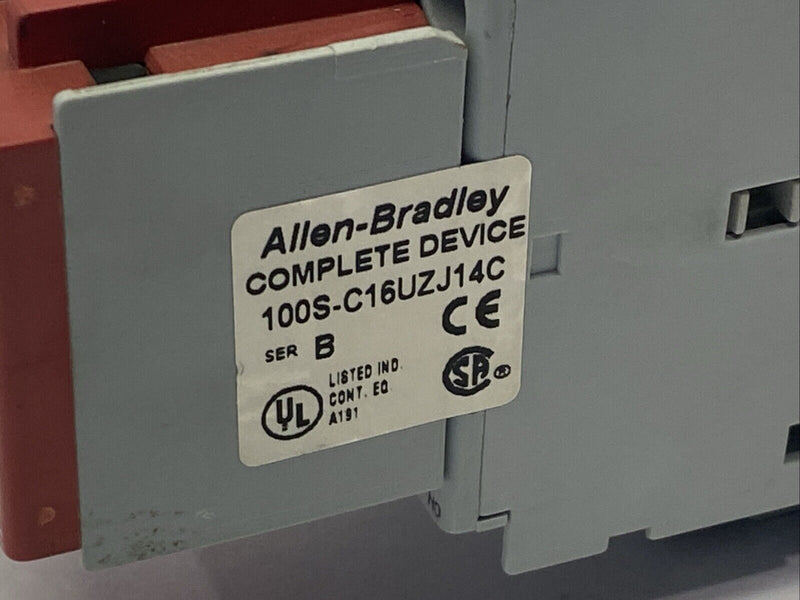 Allen Bradley 100S-C16UZJ14C Ser B Safety Contactor Assembly w/ 100-FSD250 - Maverick Industrial Sales