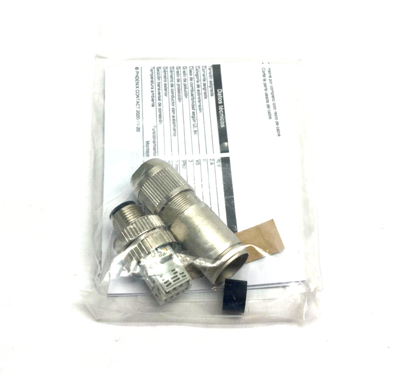 Phoenix Contact SACC-M12MS-8Q SH Ethernet Data Connector 8-Position 1543236 - Maverick Industrial Sales