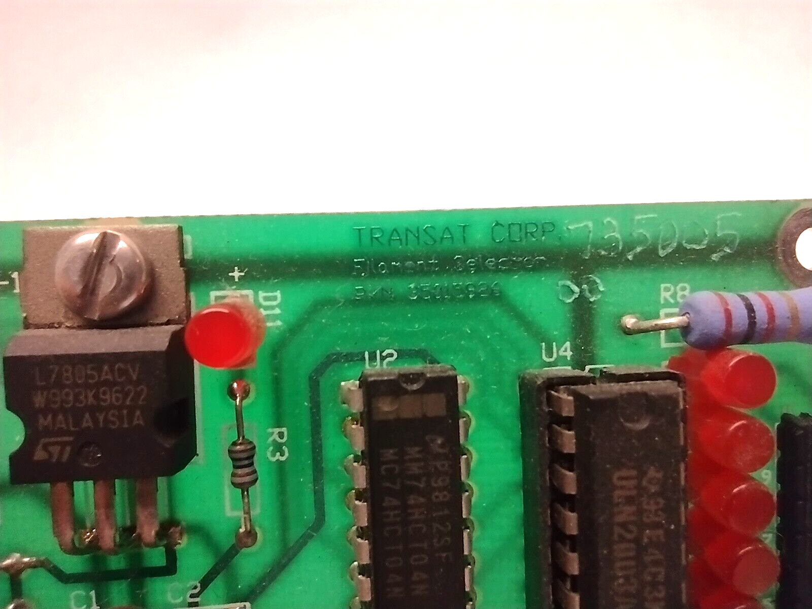 Transat Corp 35015826 Filament Selector Board - Maverick Industrial Sales
