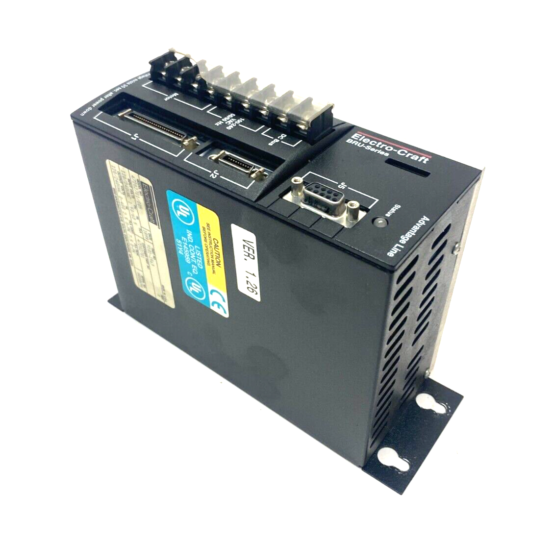 Electro-Craft 47202701/005 BRU Ser Advantage Line Servo Drive 1-Phase 9101-1563 - Maverick Industrial Sales