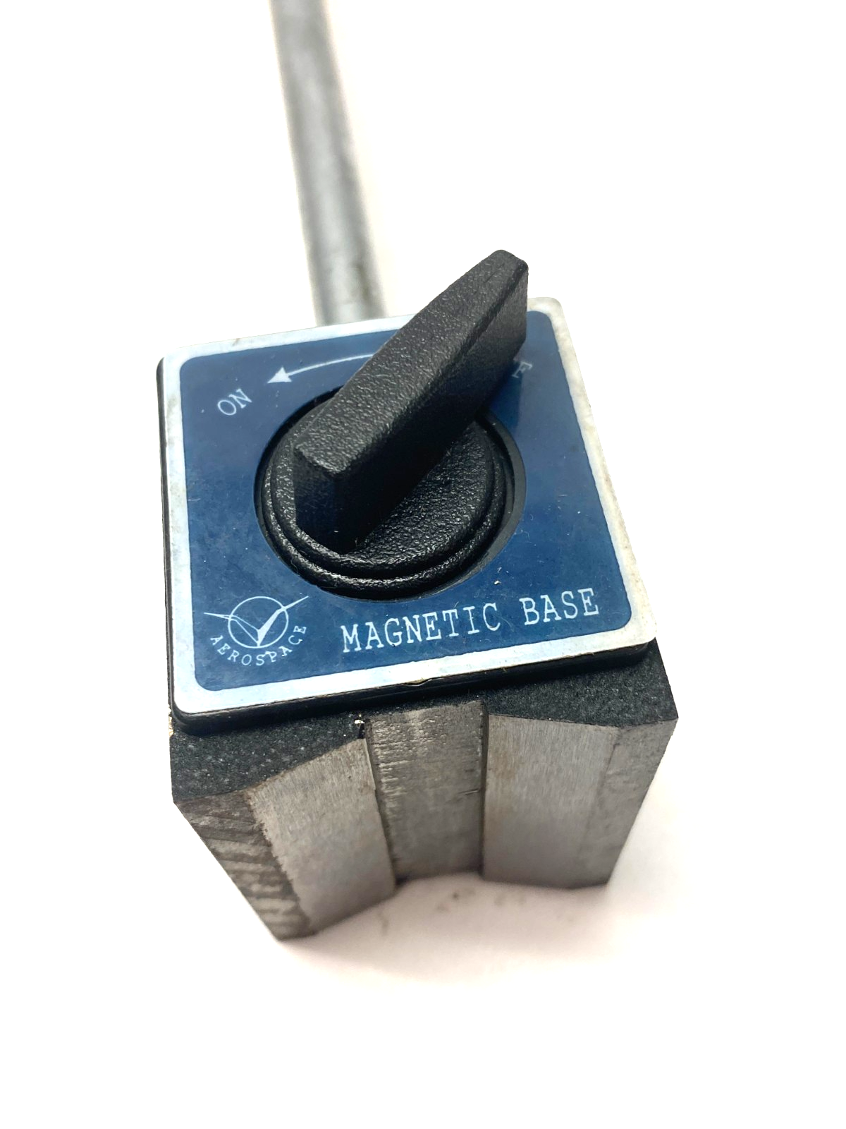 Aerospace Magnetic Base Test Tool/Indicator Holder 7" Post, 9" Overall Height - Maverick Industrial Sales
