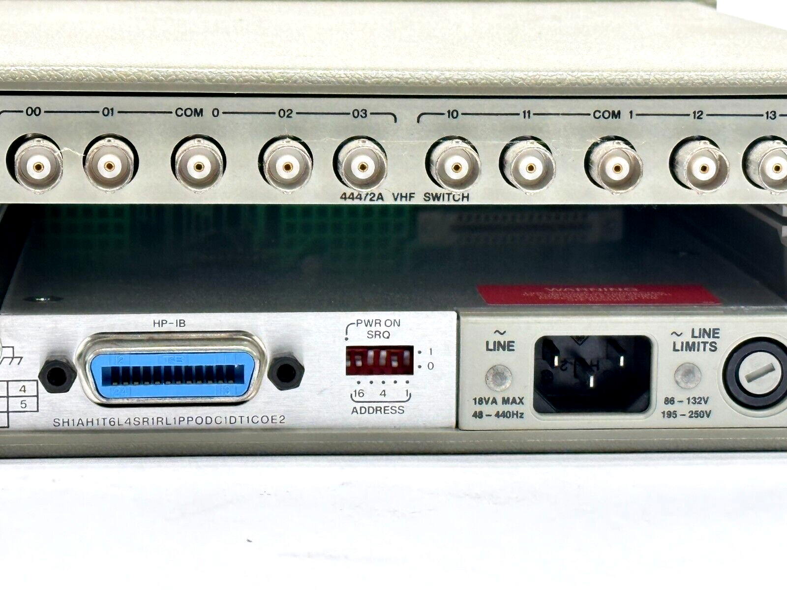 HP 3488A Switch Control Unit w/ 2x 44472A VHF Switch Modules - Maverick Industrial Sales