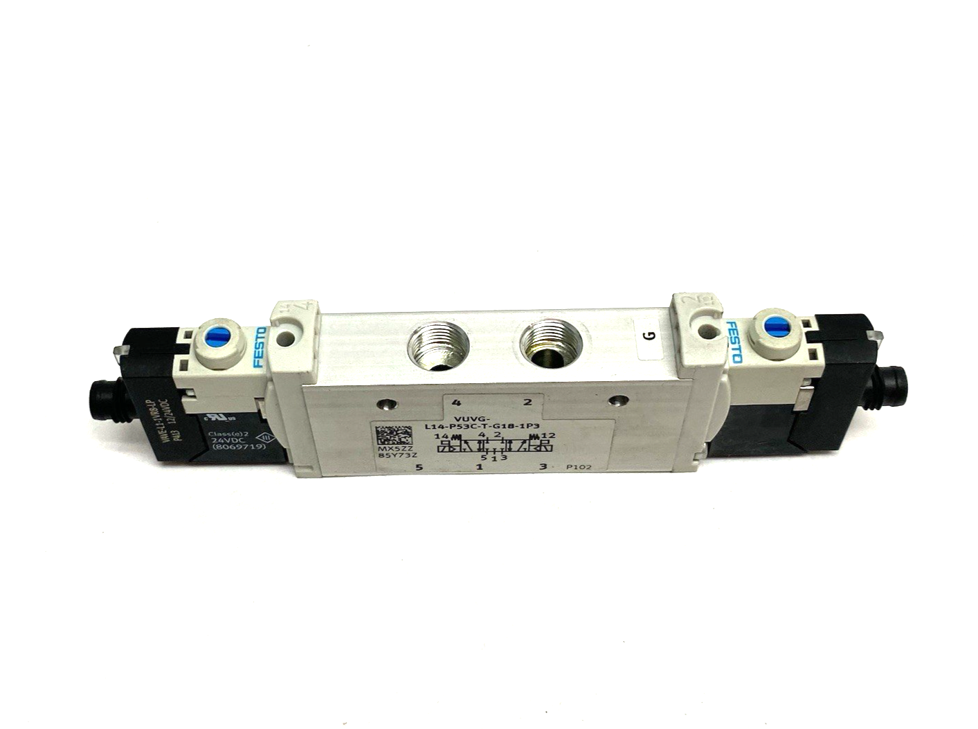 VUVG-L14-P53C-T-G18-1P3 | Festo Piston Gate Solenoid Valve 5/3 Closed, 566501 - Used - Maverick Industrial Sales