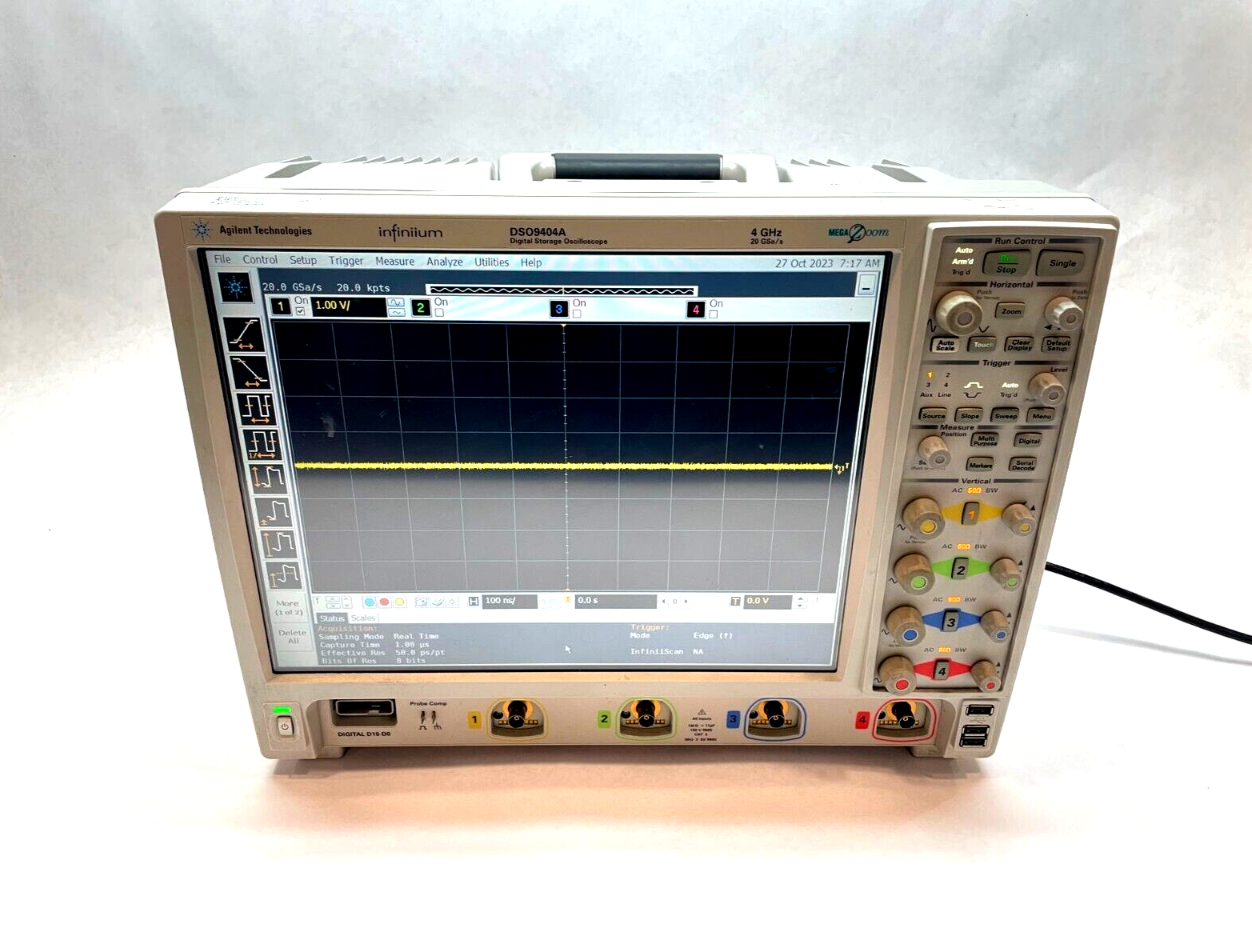 Agilent Technologies Infiniium DSO9404A Digital Storage Oscilloscope 4 GHz, 4CH - Maverick Industrial Sales