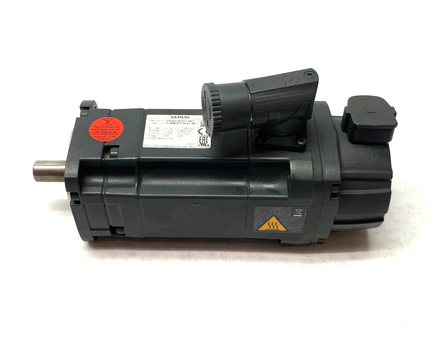 Siemens 1FK7033-4CK71-1RG1 SIMOTICS S Synchronous Motor 1FK7-HD PN=0.57kW - Maverick Industrial Sales