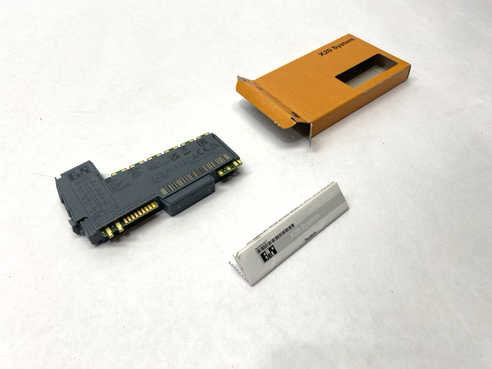 B&R Automation X20AI4322 Rev. D0 Analog Input Module 4-Inputs 12-bit Converter - Maverick Industrial Sales