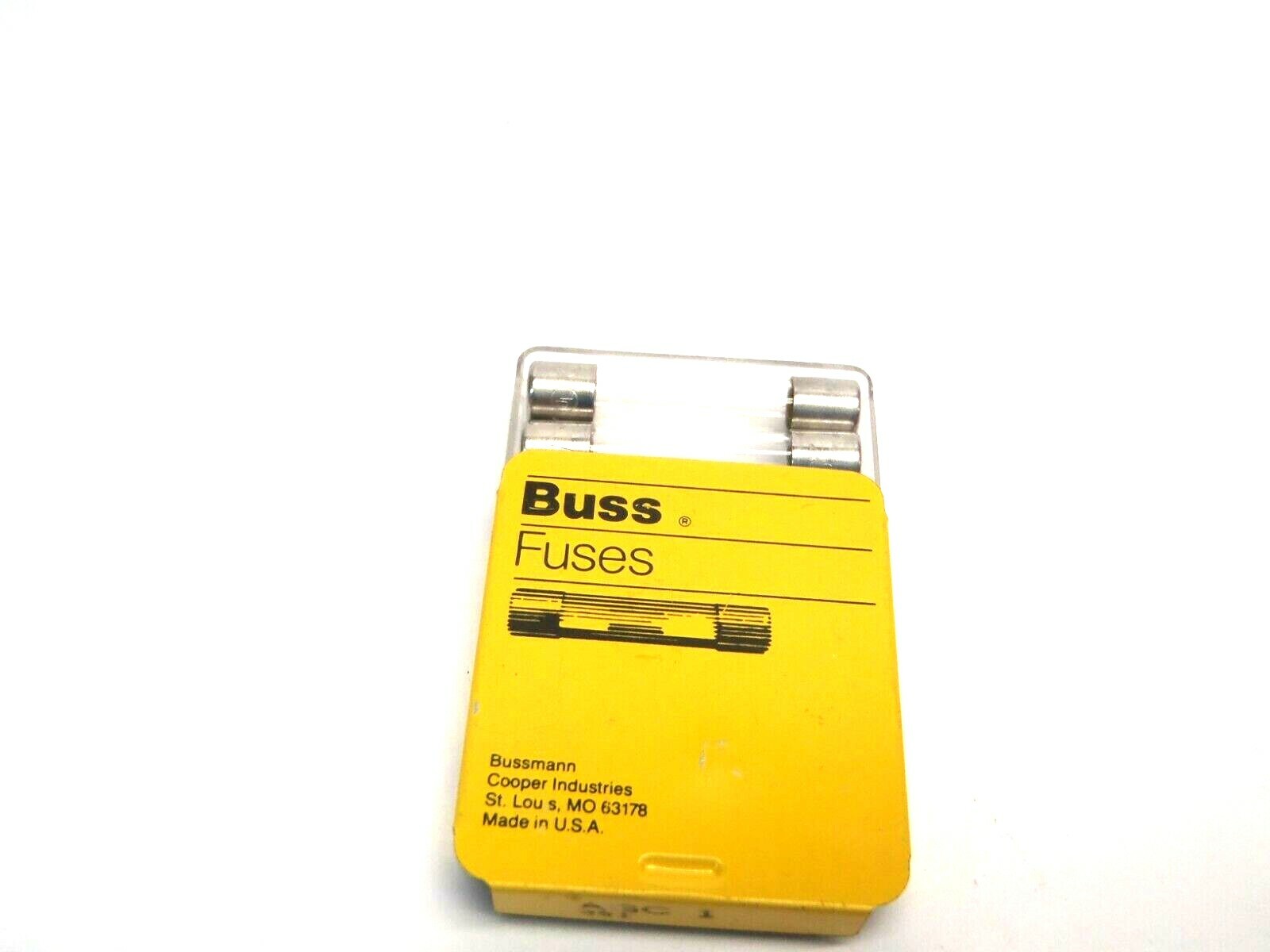 Cooper Bussman AGC 1 Amp 6x32mm Glass Fuses PACK OF 5 - Maverick Industrial Sales