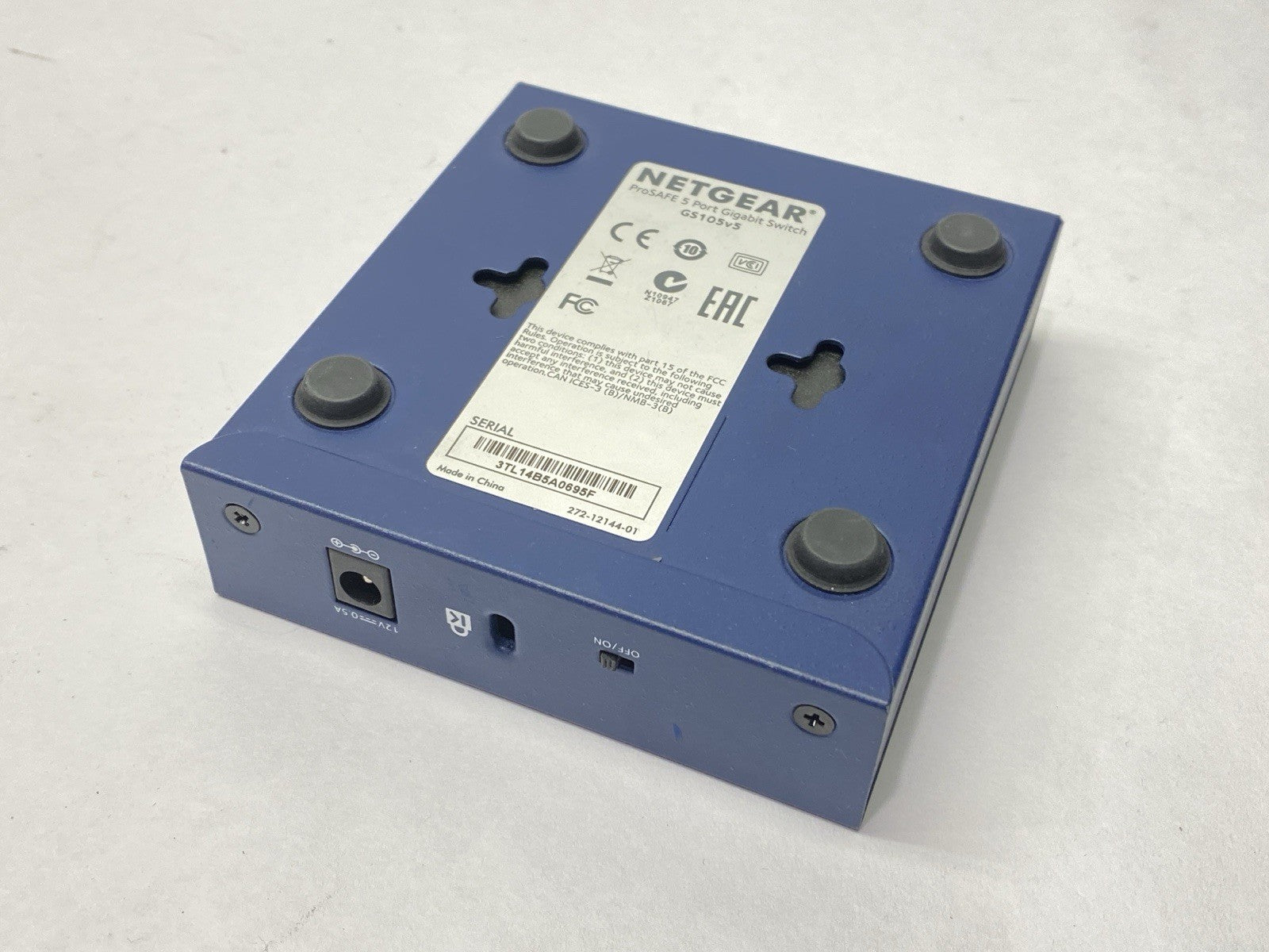 Netgear GS105v5 ProSAFE Unmanaged Gigabit Ethernet Switch 5-Port - Maverick Industrial Sales