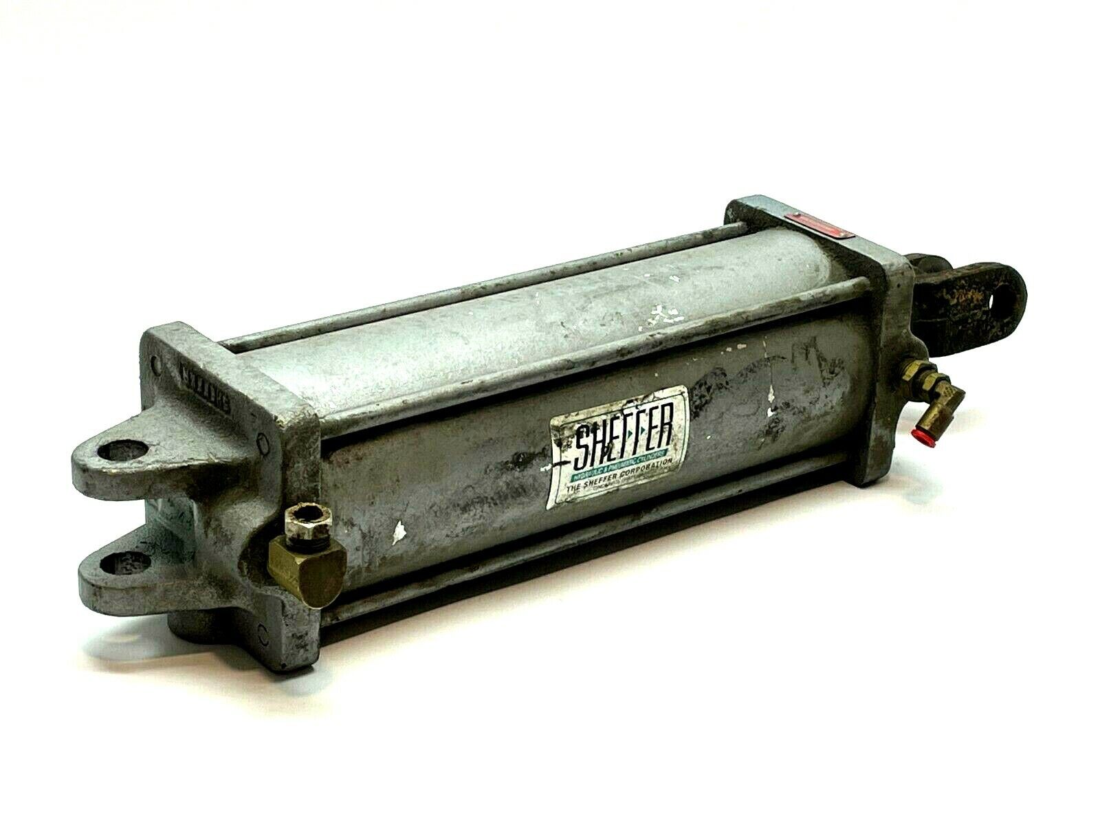 Sheffer 4C20C11 Pneumatic Cylinder 4" Bore 11" Stroke Fixed Clevis Mount - Maverick Industrial Sales