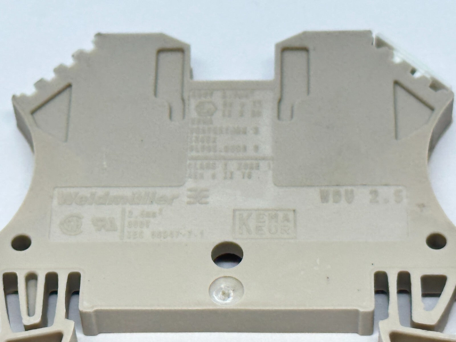 WDU 2.5 | Weidmuller Terminal Block 600V LOT OF 10 - Used - Maverick Industrial Sales