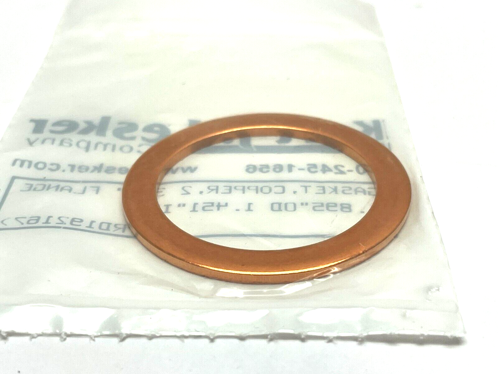 Kurt J. Lesker GA-0275 Copper Gasket 1.895" OD 1.451" ID 2-3/4" Flange - Maverick Industrial Sales
