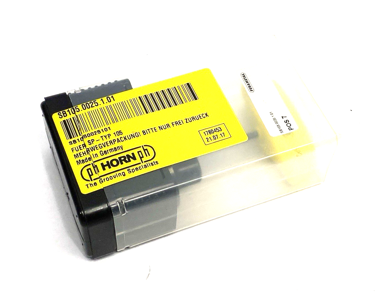 SB105.0025.1.01 | Paul Horn Tool Holder for Broaching - New – Open box - Maverick Industrial Sales