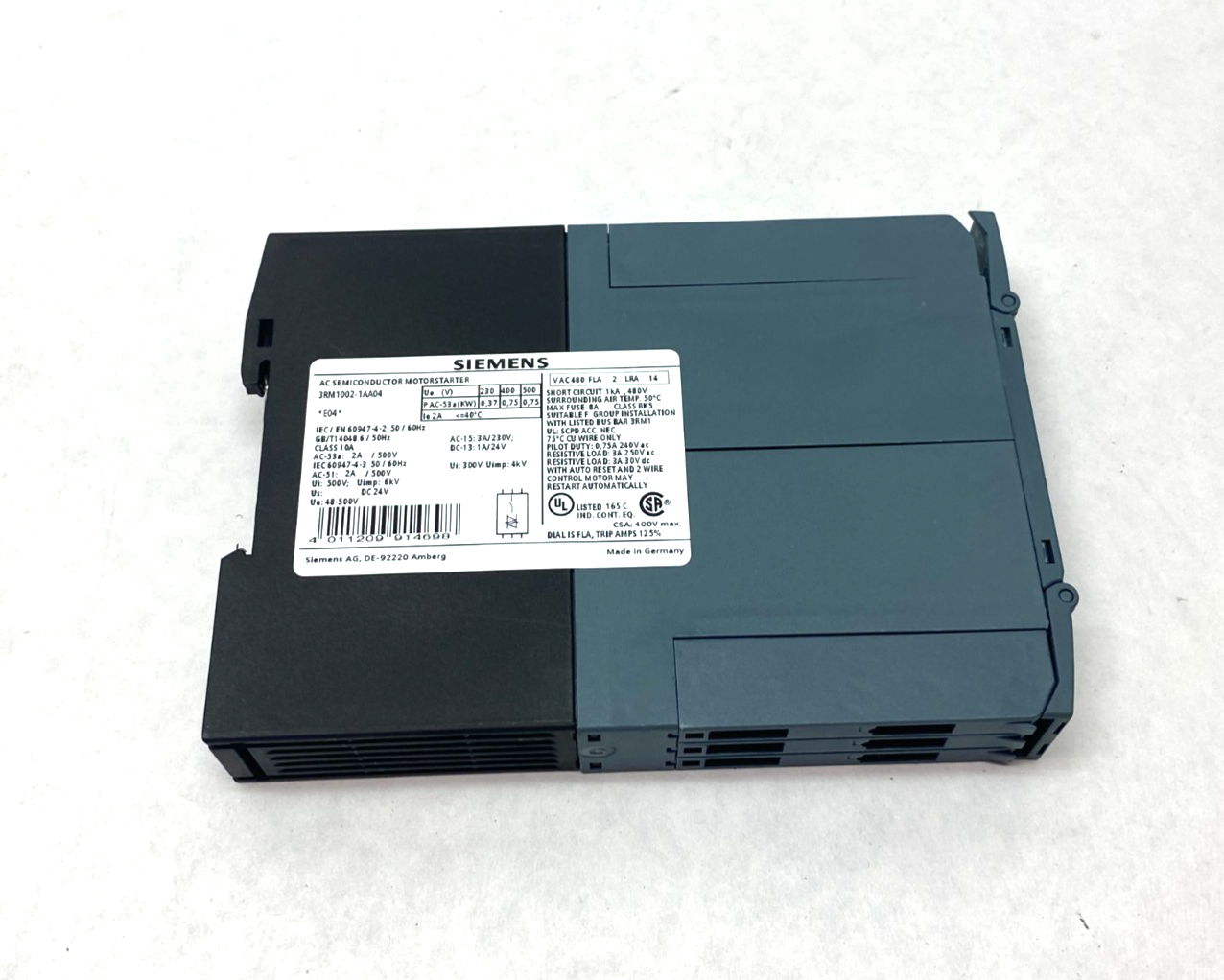 Siemens 3RM1002-1AA04 SIRIUS Direct Starter 500V Screw Terminals - Maverick Industrial Sales