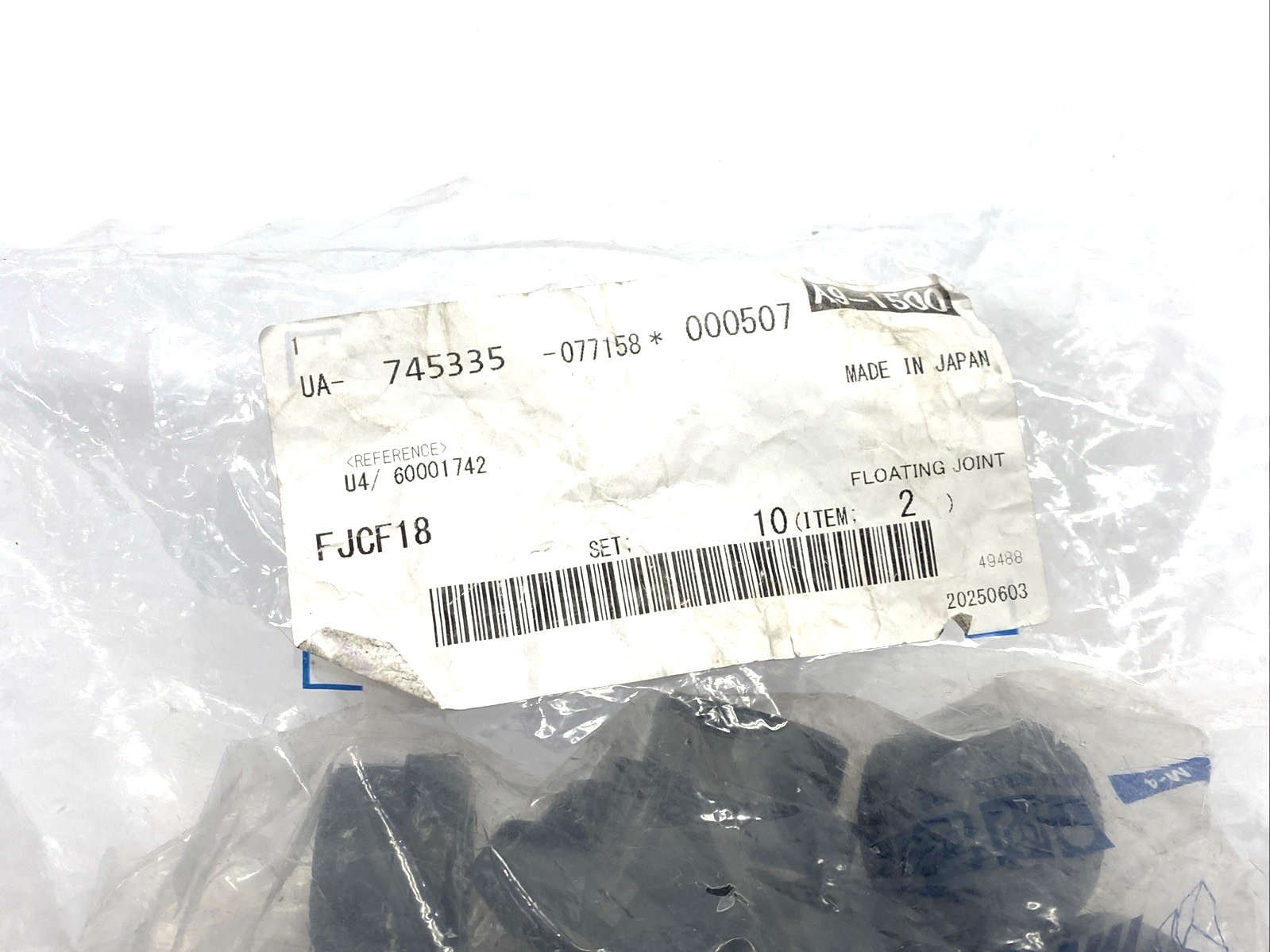 FJCF18 | MiSUMi Floating Joint Set, FJCF-C18 & FJCF-H18 LOT OF 10 SETS - New - Maverick Industrial Sales