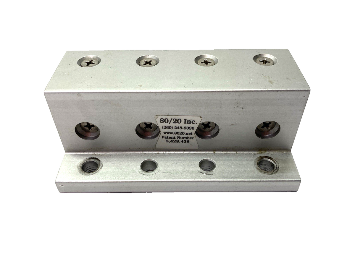 80/20 6716 3-Slot Mount Single Flange Linear Bearing 4" Length 1.624" Width - Maverick Industrial Sales
