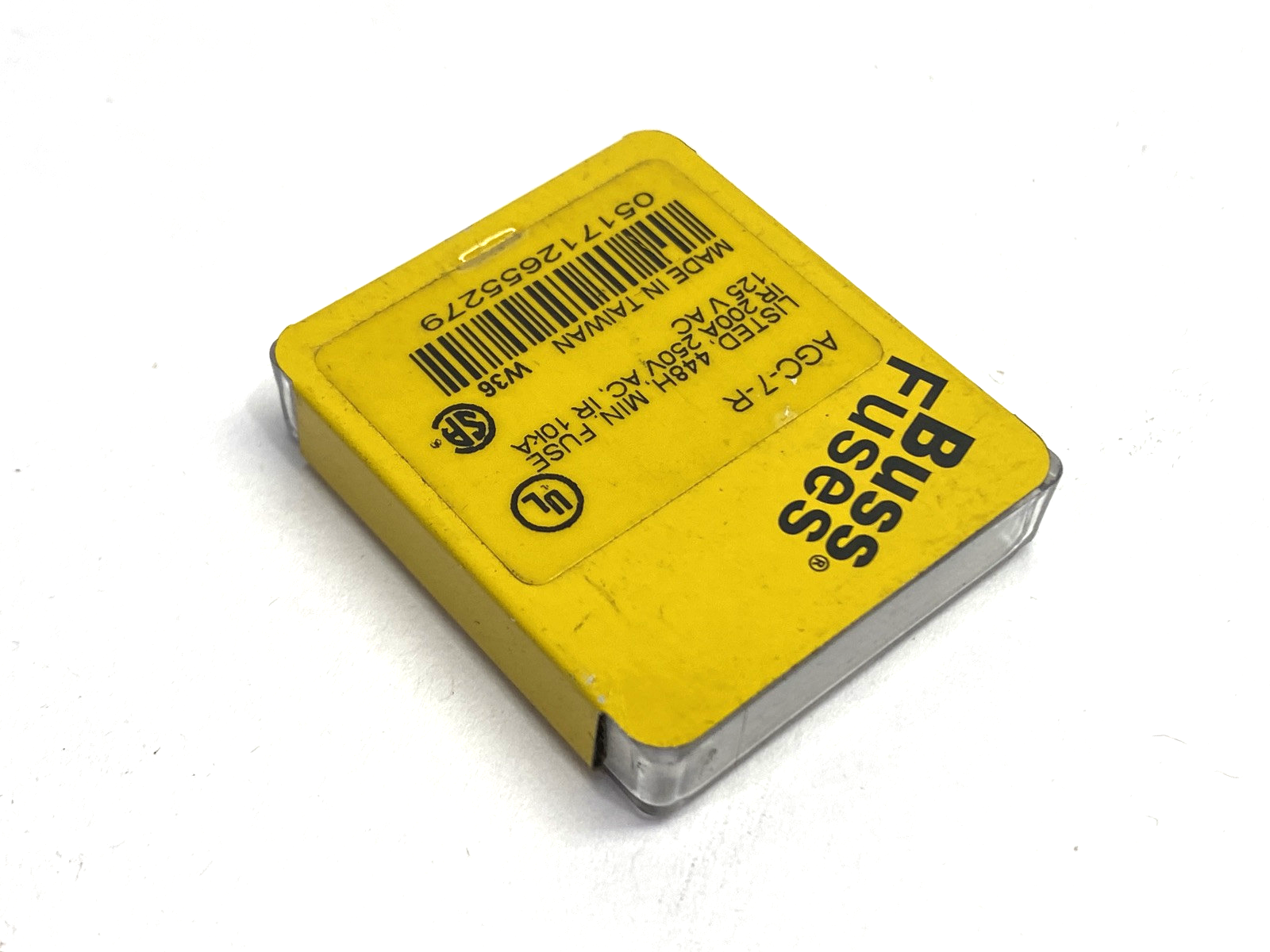 Cooper Bussmann AGC-7-R Miniature Fuse 7A 250VAC PACKAGE OF 5 - Maverick Industrial Sales