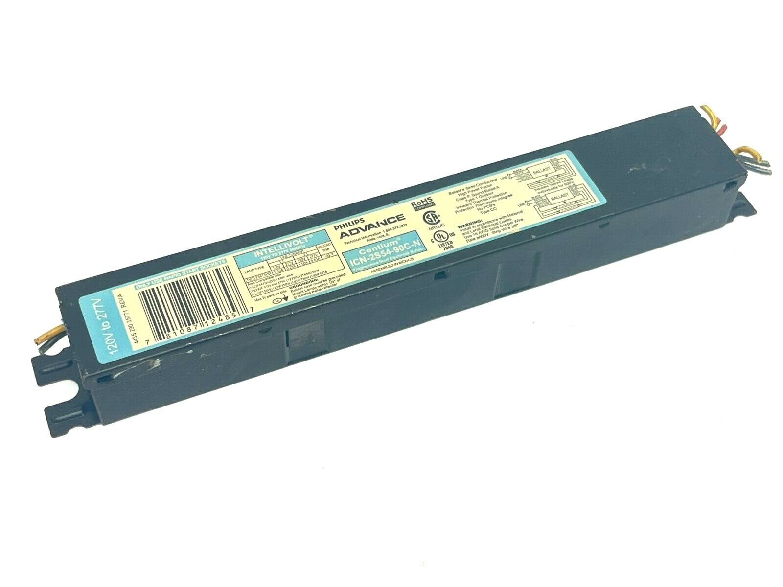 ICN2S5490CN Philips Advanced ICN2S5490CN Fluorescent Ballast