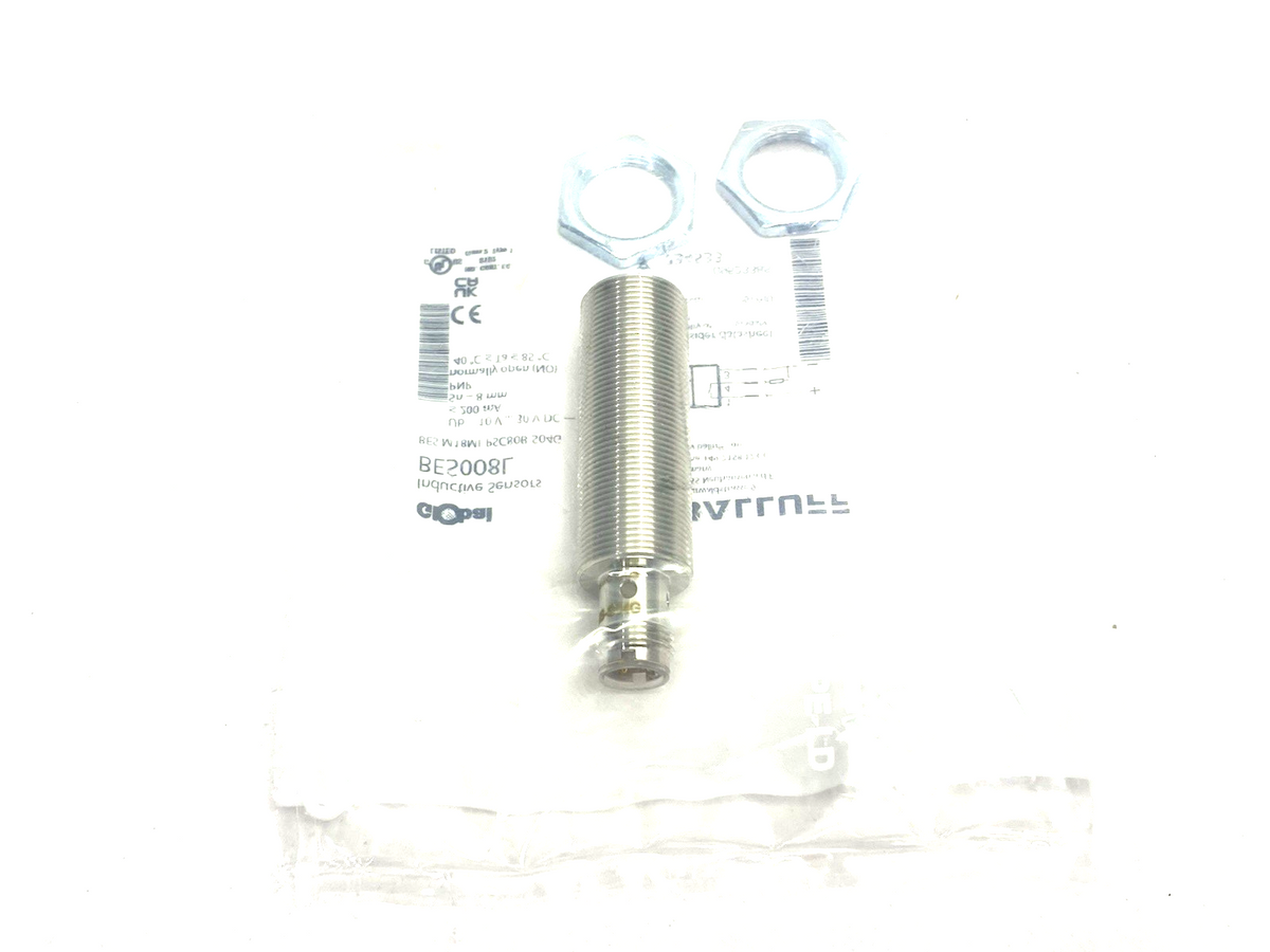Balluff BES008L Inductive Proximity Sensor, Flush Mount, BES M18MI-PSC80B-S04G - Maverick Industrial Sales