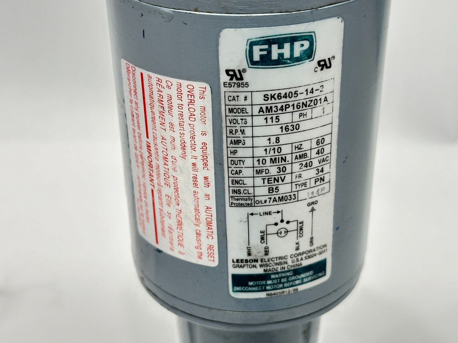 Duff Norton MSPB6405-12 Linear Actuator 500lb Capacity 12" Stroke 115VAC - Maverick Industrial Sales