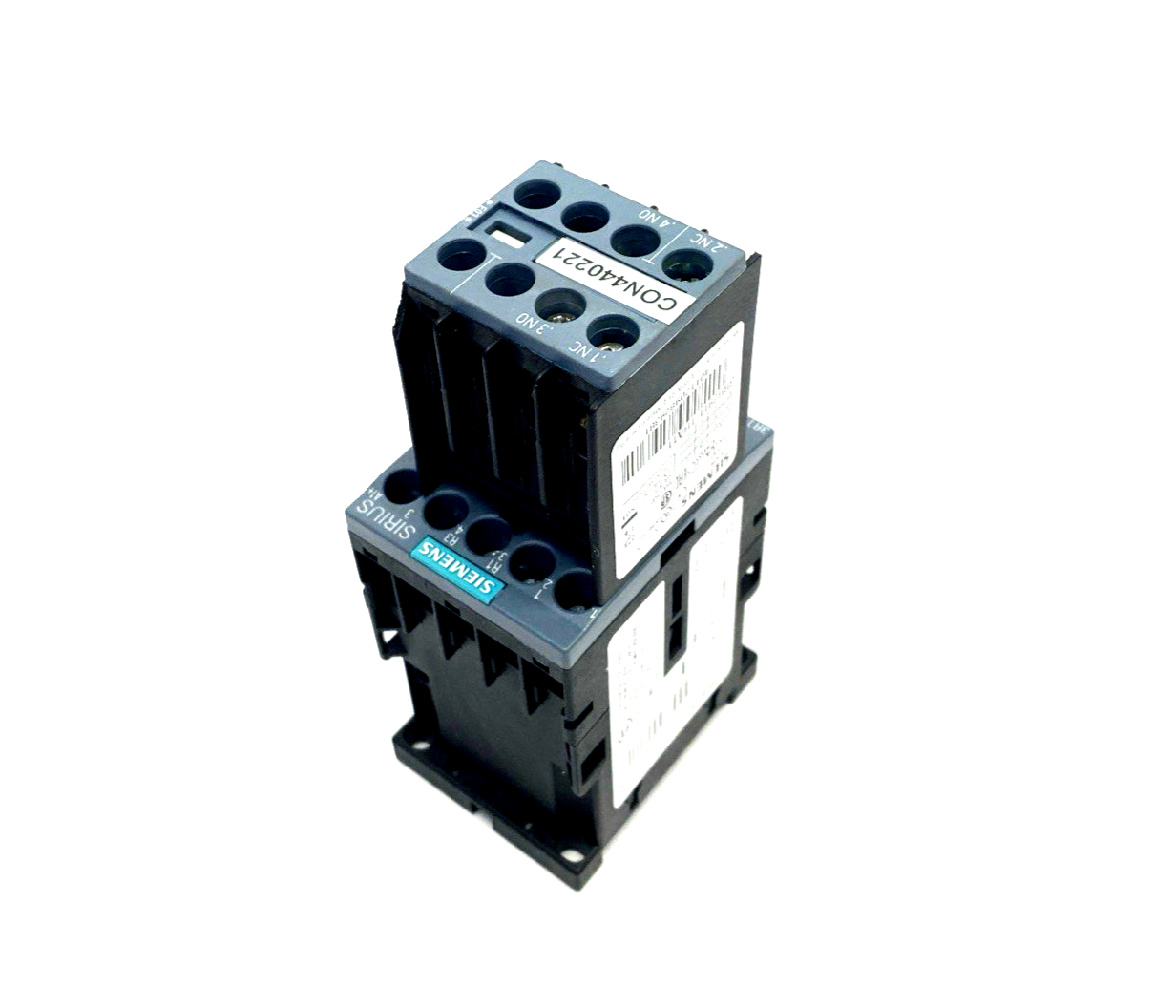 Siemens 3RT2516-1BB40 Power Contactor, 3AC, 9A, 4kW 400V, 4P 24VDC - Maverick Industrial Sales