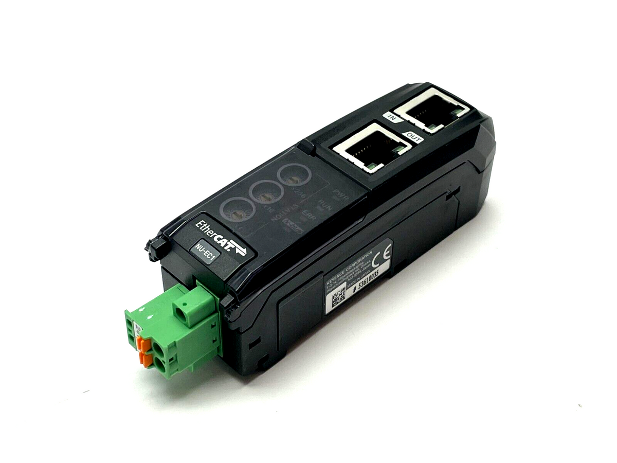 NU-EC1 | Keyence Communication Unit EtherCAT Compatible - Used - Maverick Industrial Sales
