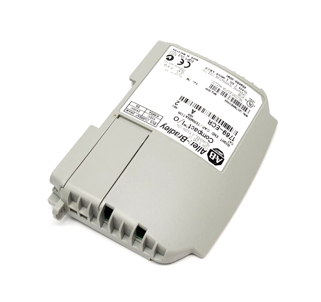 1769-ECR | Allen Bradley Ser. A Rev. 2 CompactLogix Right End Cap - Used - Maverick Industrial Sales