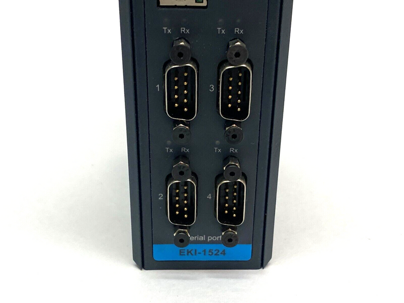 Advantech EKI-1524 Serial Device Server RS-232/422/485 4-Port 12~48VDC - Maverick Industrial Sales