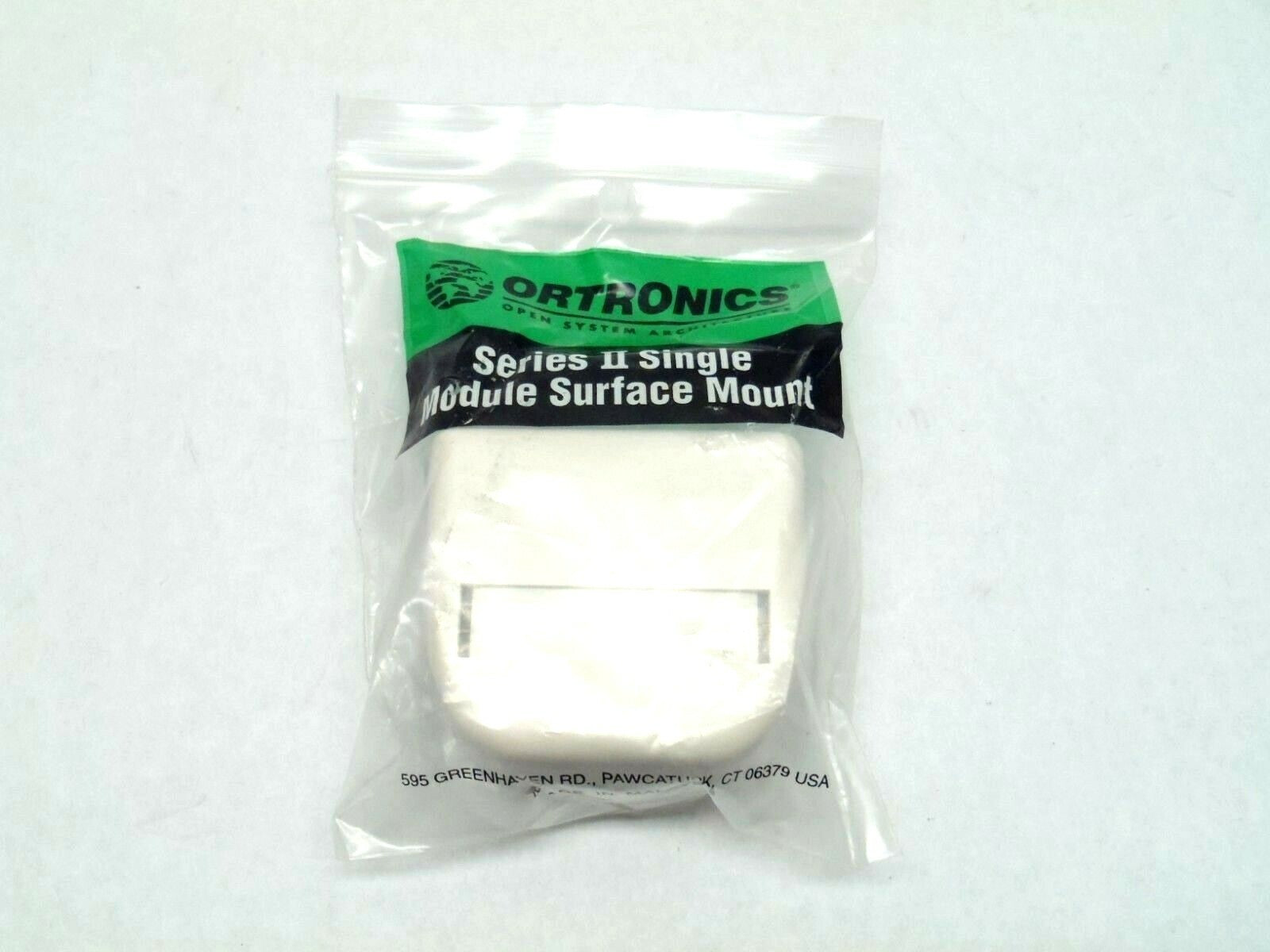Ortronics OR-40400050 Surface Mount White Housing LOT OF 2 - Maverick Industrial Sales