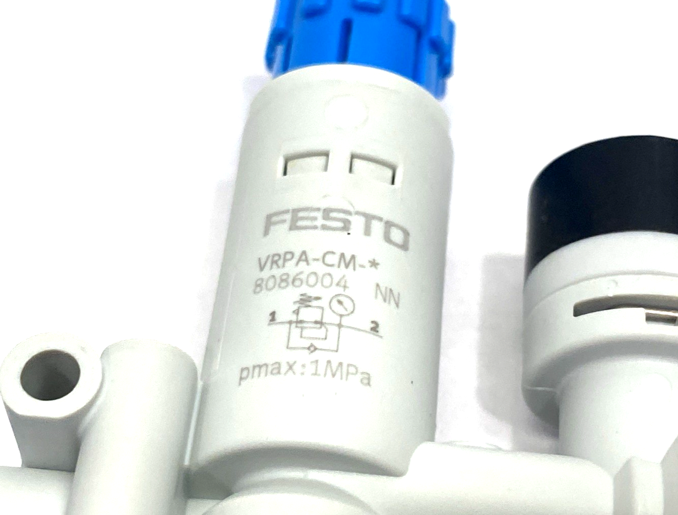 Festo VRPA-CM-Q6-E Pressure Regulator 6mm Tube O.D. 8086004 - Maverick Industrial Sales
