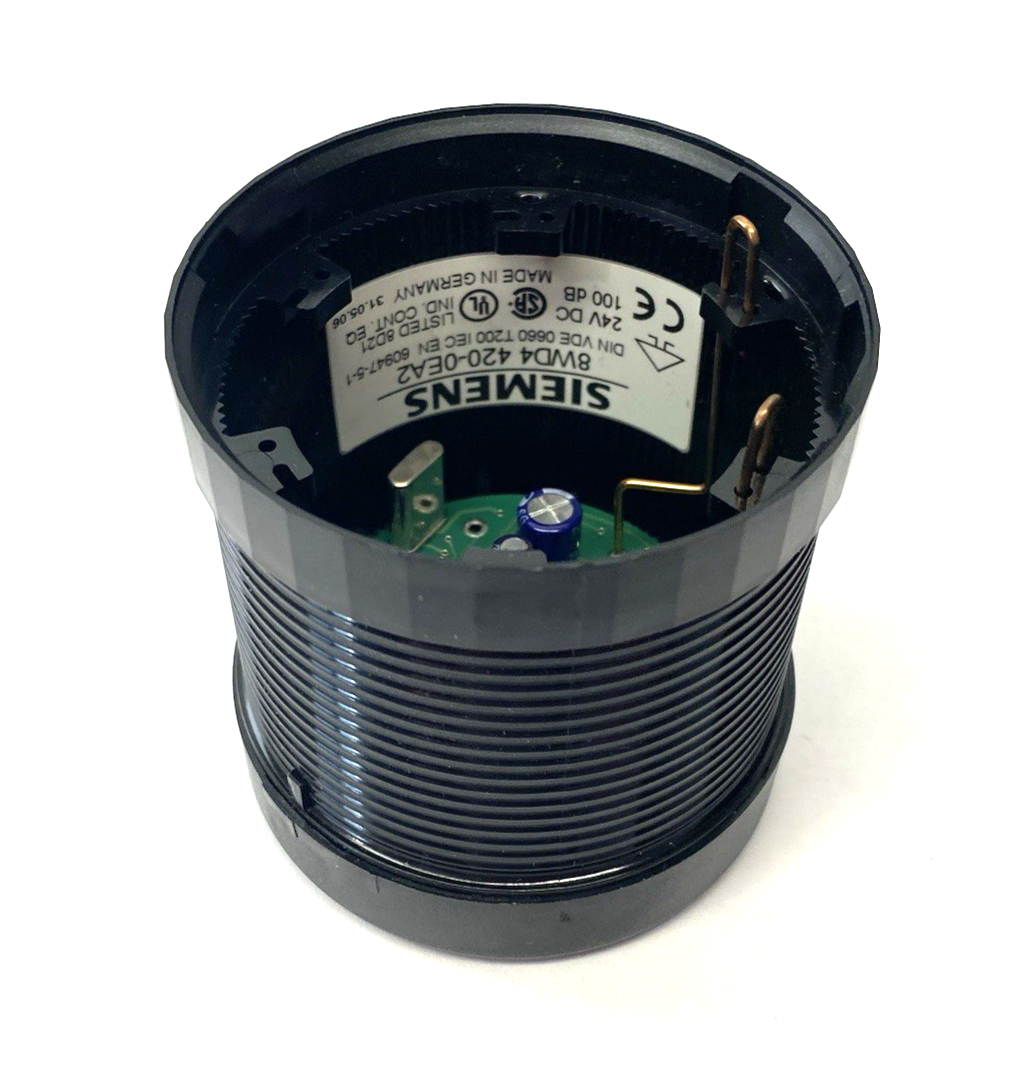 Siemens 8WD4 420-0EA2 Stack Light Siren Element Multi-Tone 102 dB - Maverick Industrial Sales