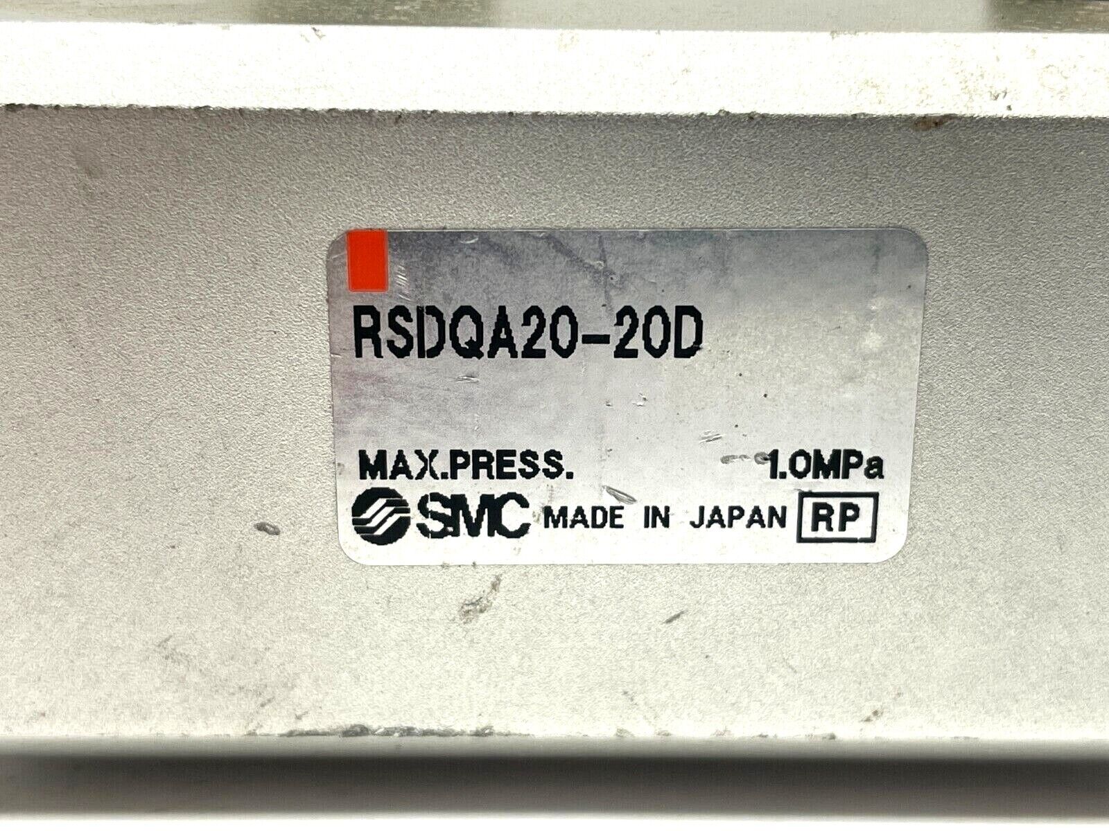 SMC RSDQA20-20D Double Acting Stopper Cylinder - Maverick Industrial Sales