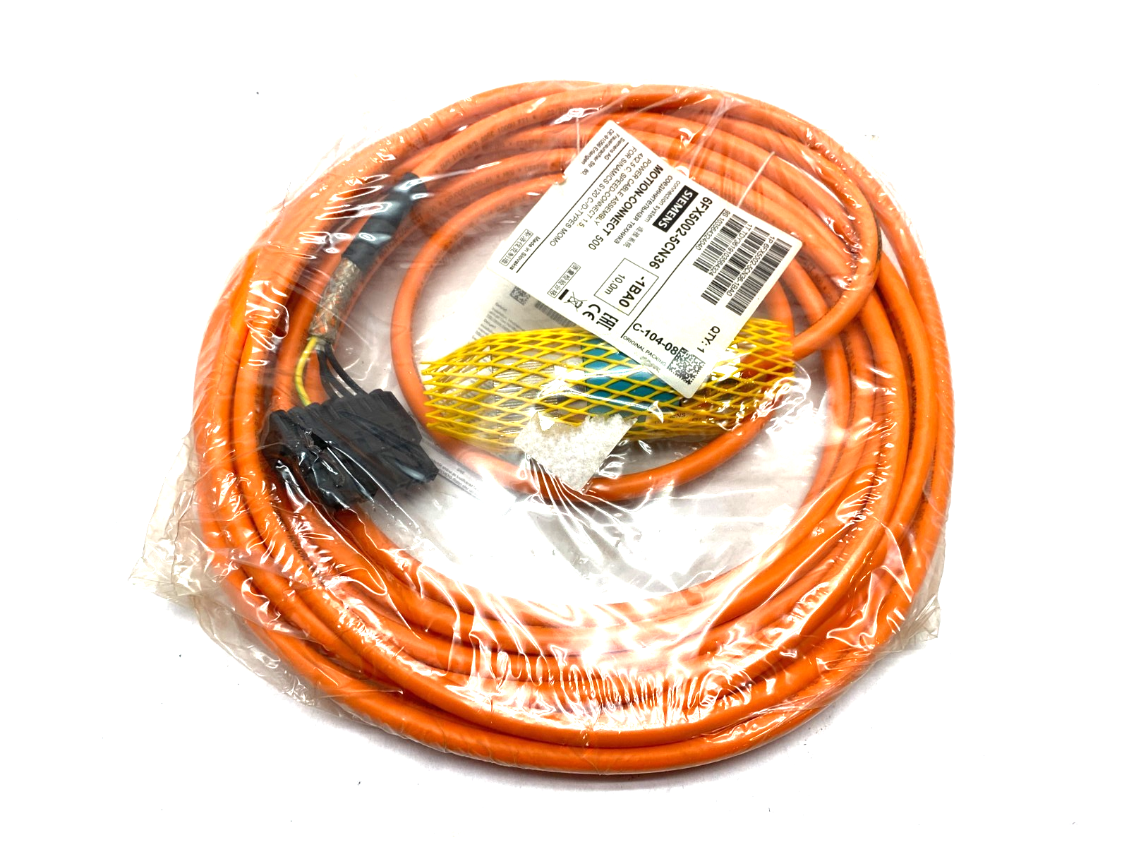 Siemens 6FX5002-5CN36-1BA0 MOTION-CONNECT 500 Power Cable Assembly 10m - Maverick Industrial Sales