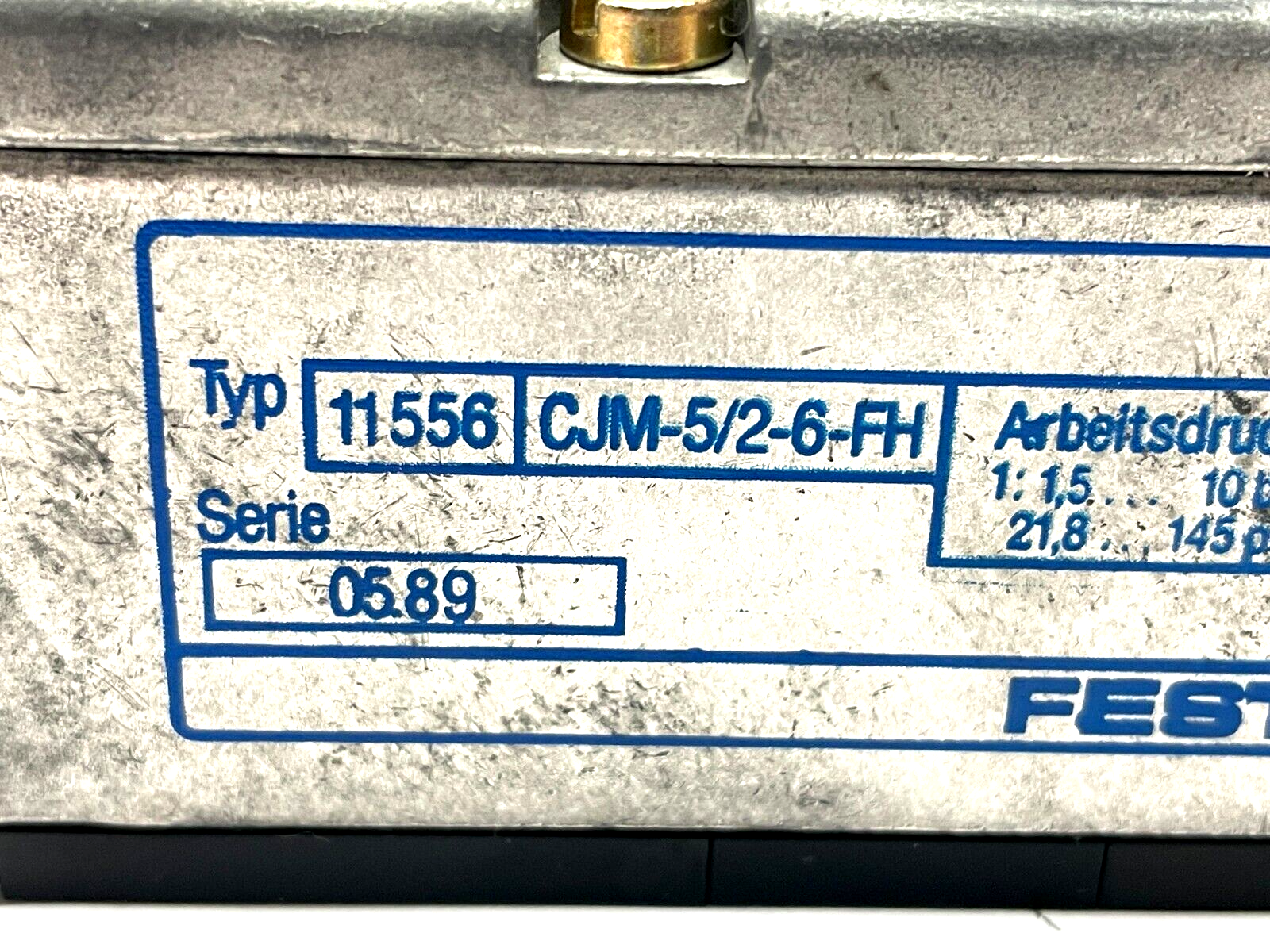 Festo CJM-5/2-6-FH Solenoid Valve 11556 - Maverick Industrial Sales