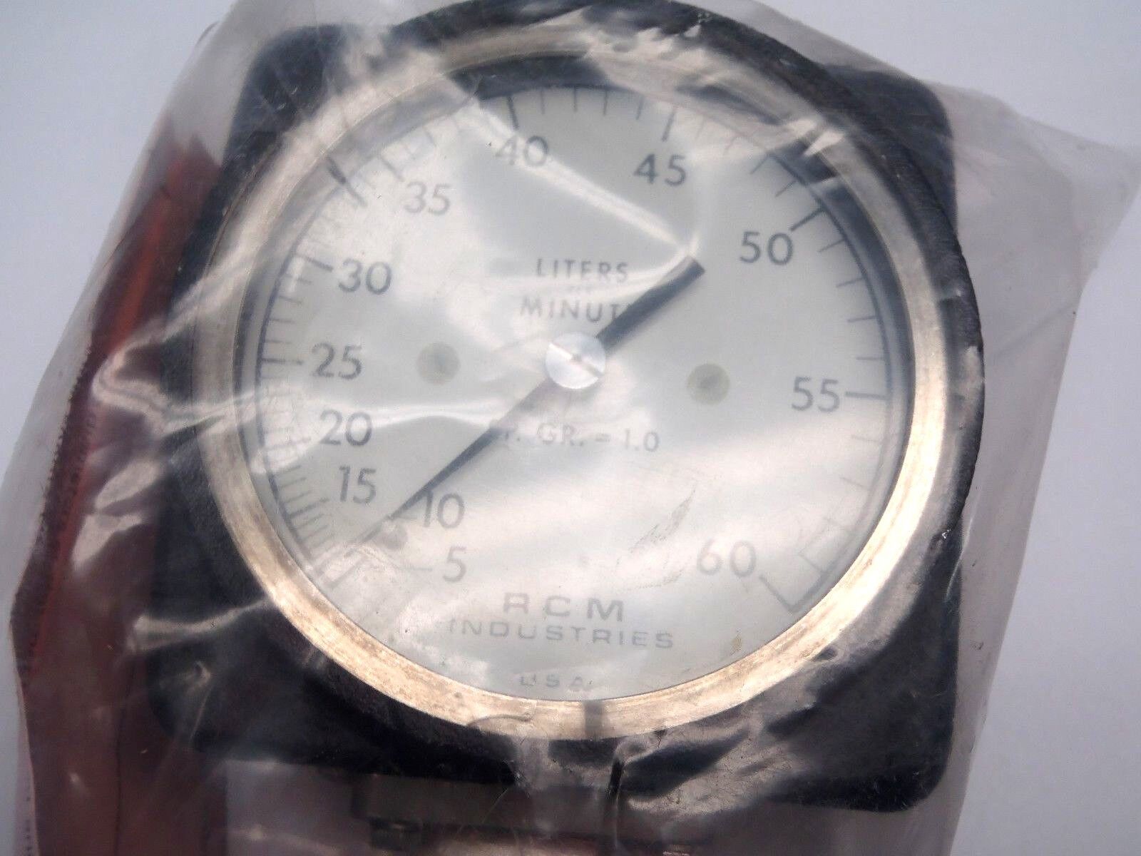 RCM Industries 830983 1”-73-R-M60 Flowmeter Gauge 180 PSIG Temp. 200 F - Maverick Industrial Sales