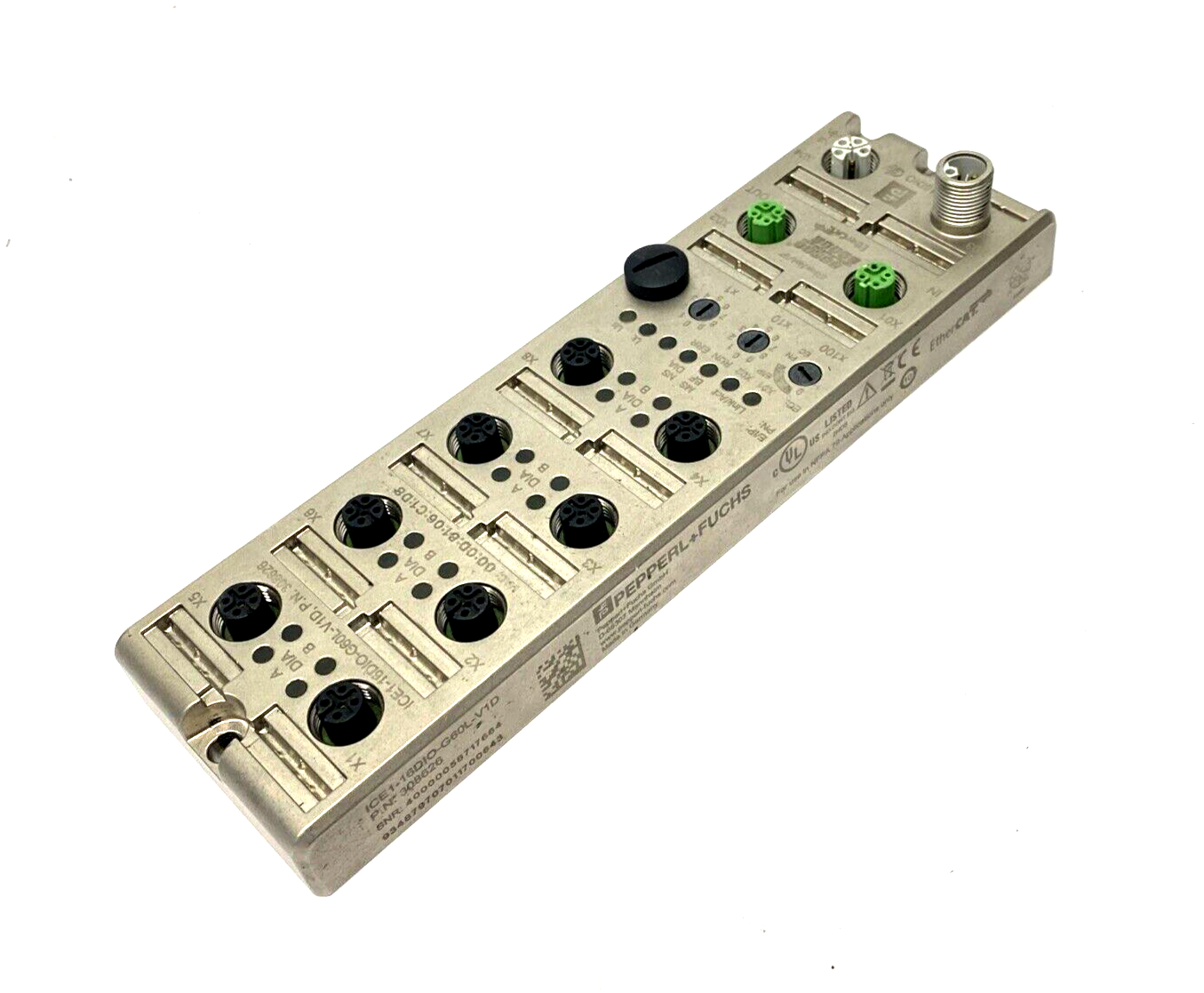 Pepperl+Fuchs ICE1-16DIO-G60L-V1D Fieldbus Module 308626 - Maverick Industrial Sales