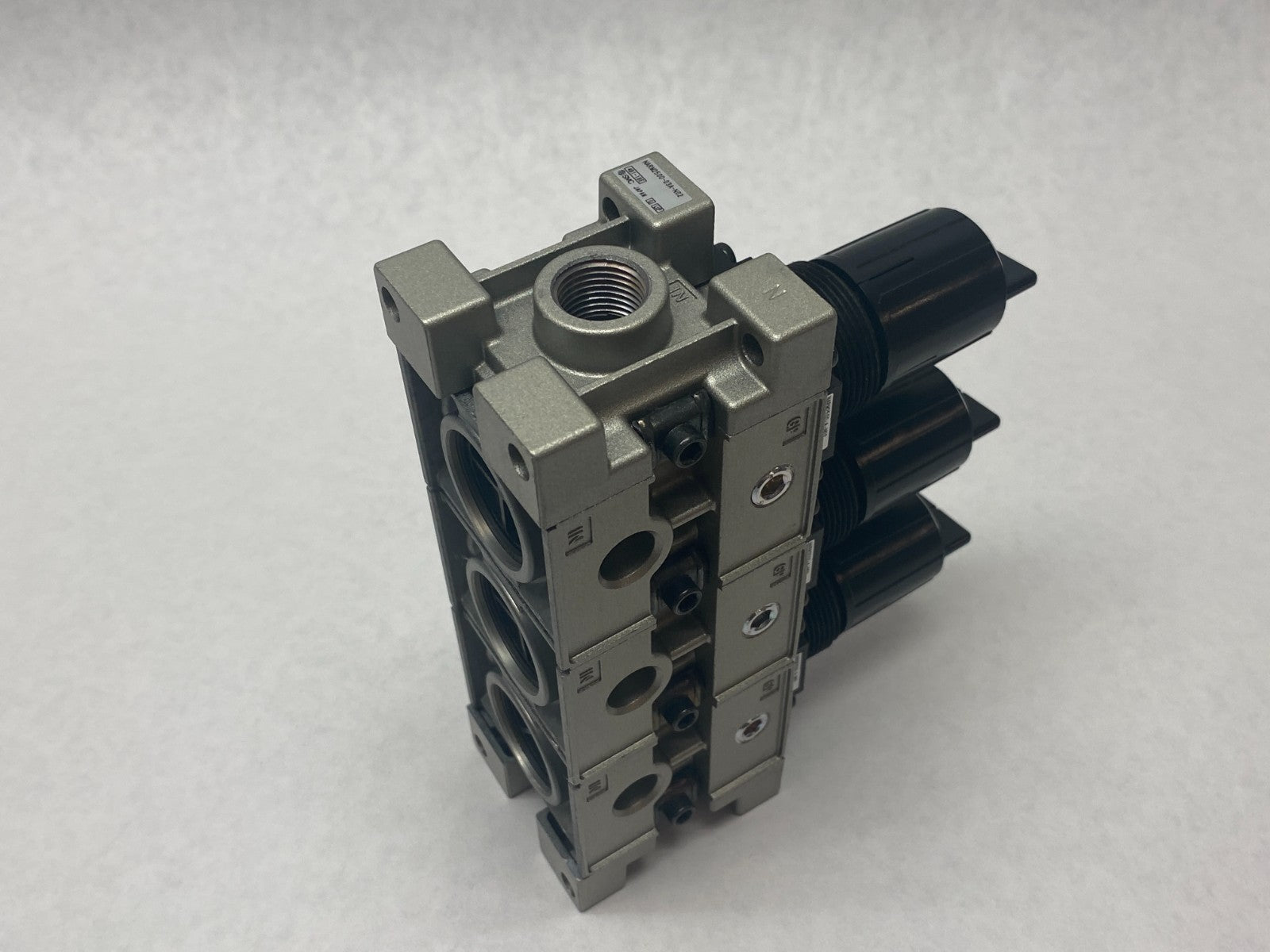 SMC NARM2500-03A-N02 Modular 3-Regulator Manifold 1/4" NPT - Maverick Industrial Sales