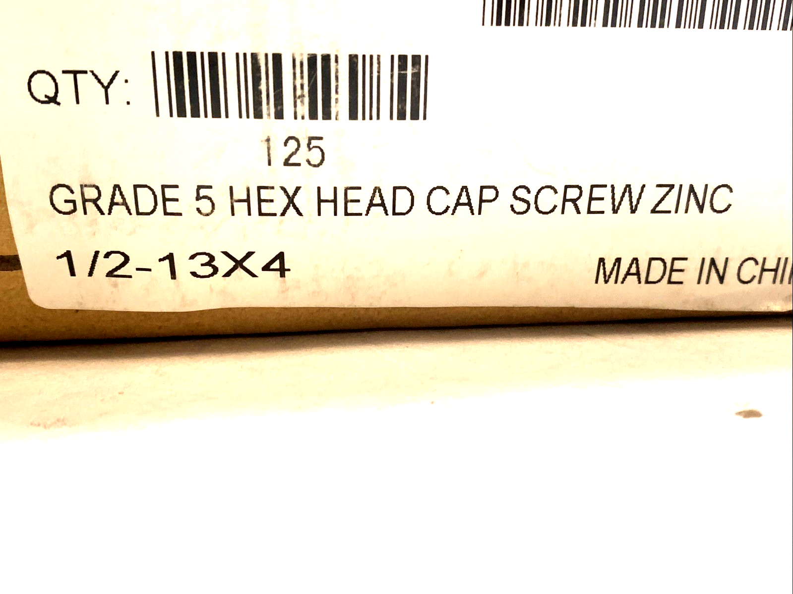 Grade 5 | ENDRIES Hex Cap Screws 1/2-13x4 Zinc Box of 95 - New Other - Maverick Industrial Sales