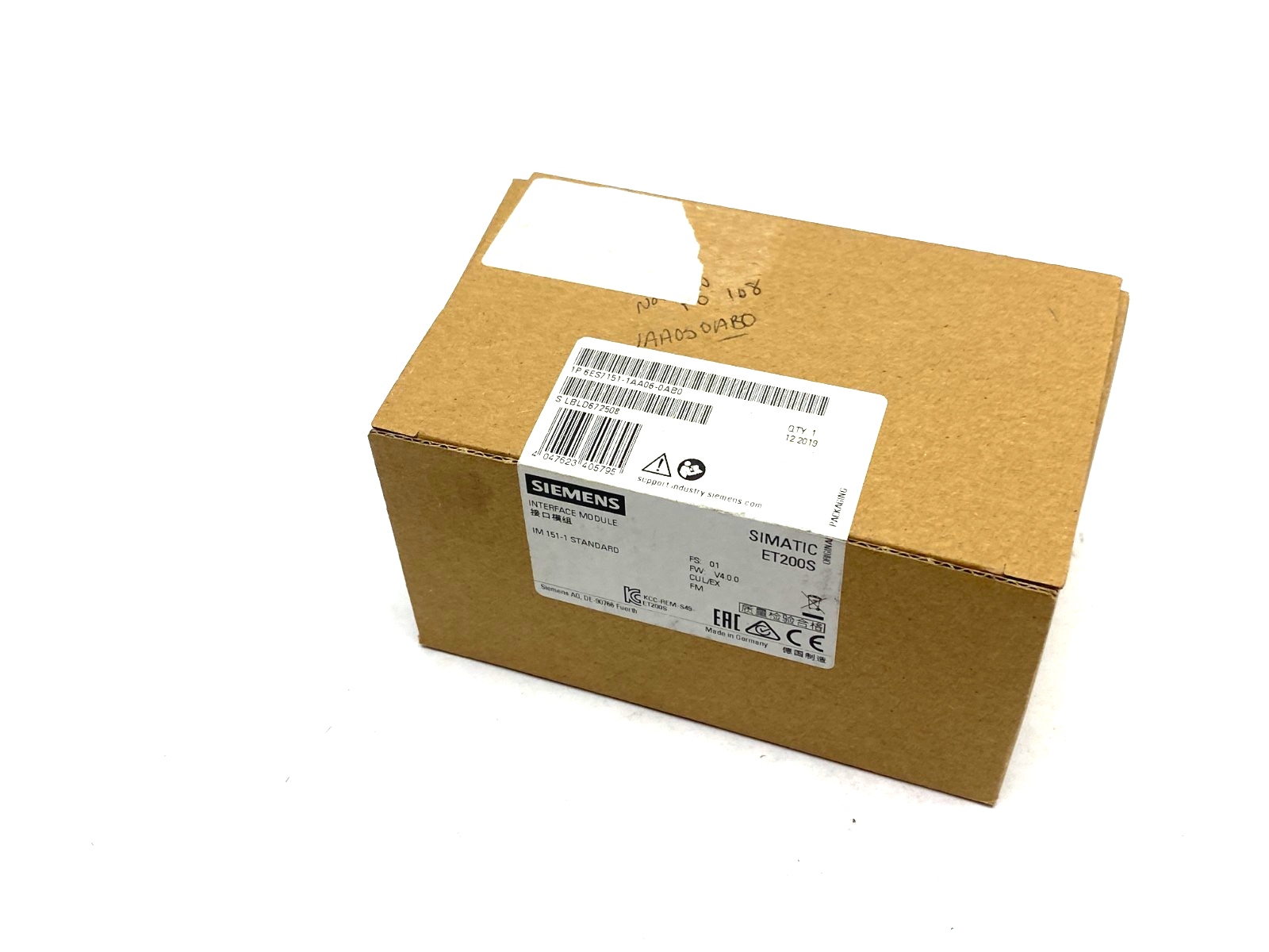 Siemens 6ES7151-1AA06-0AB0 SIMATIC ET200S Interface Module IM 151-1 STANDARD - Maverick Industrial Sales