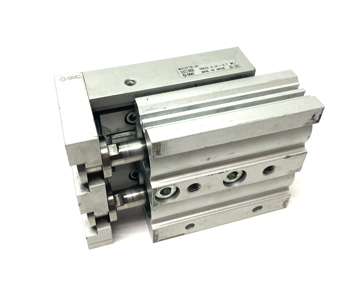 SMC MXS25TN-20 Guided Slide Table Cylinder 25mm Bore, 20mm Stroke - Maverick Industrial Sales