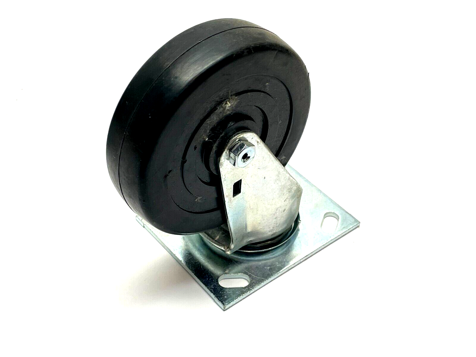 Wagner Swivel Caster 5" Diameter 4-5/8" x 3-3/4" Mounting Plate LOT OF 3 - Maverick Industrial Sales