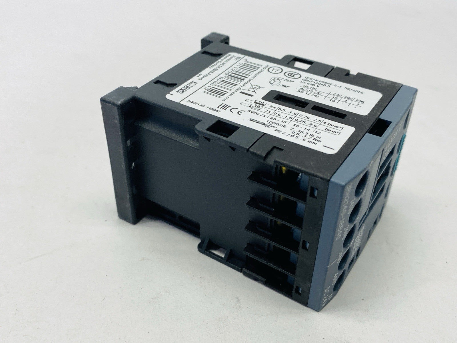 Siemens 3RH2140-1BB40 Contactor Relay 4 NO 10A 230V 24VDC - Maverick Industrial Sales