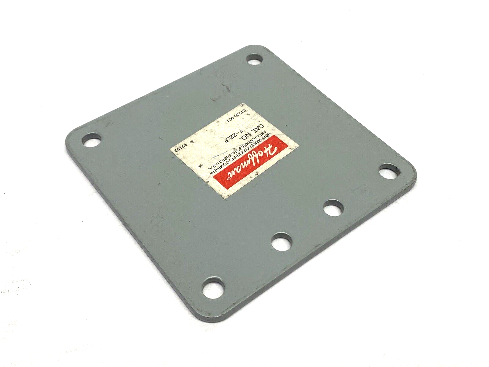 Hoffman F22LP nVent Lay-In Closure Plate, 2.50 x 2.50", Gray Steel MISSING KIT - Maverick Industrial Sales