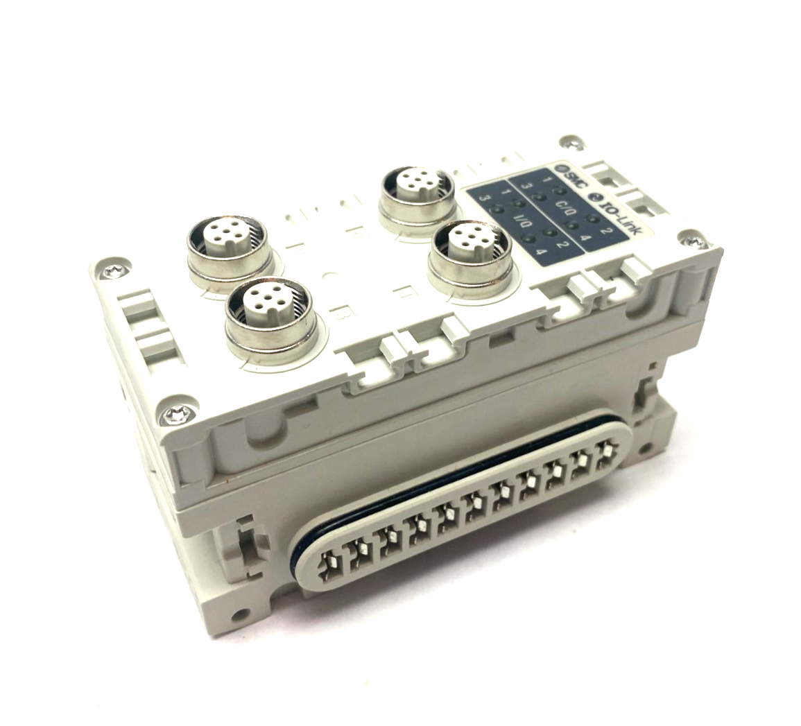 SMC EX600-LAB1 IO-Link Serial Transmission Master Unit, Port Class A - Maverick Industrial Sales