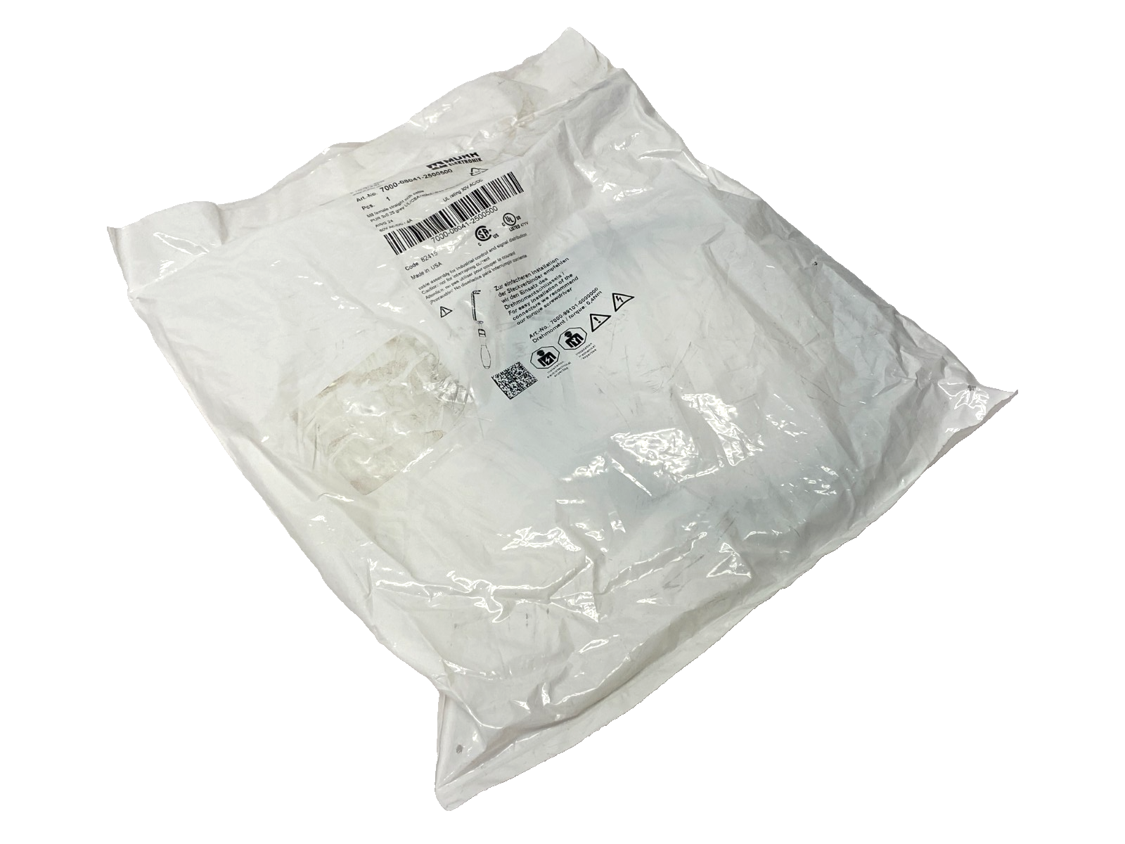 7000-08041-2500500 | Murr Elektronik Single Ended Connector Cable M8 Female 5m - New - Maverick Industrial Sales